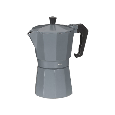 Kela Espressokocher Italia dunkelgrau