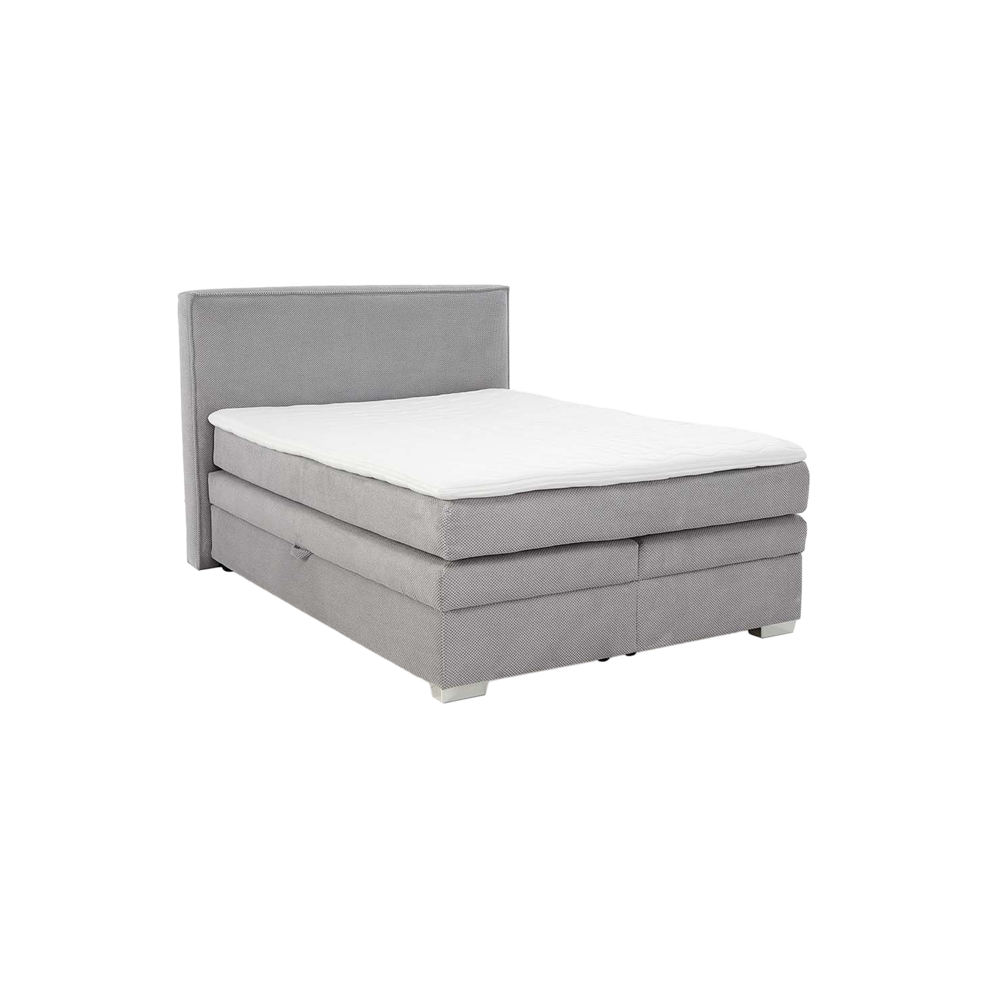 Boxspringbett Ariane Grau 140x200 cm
