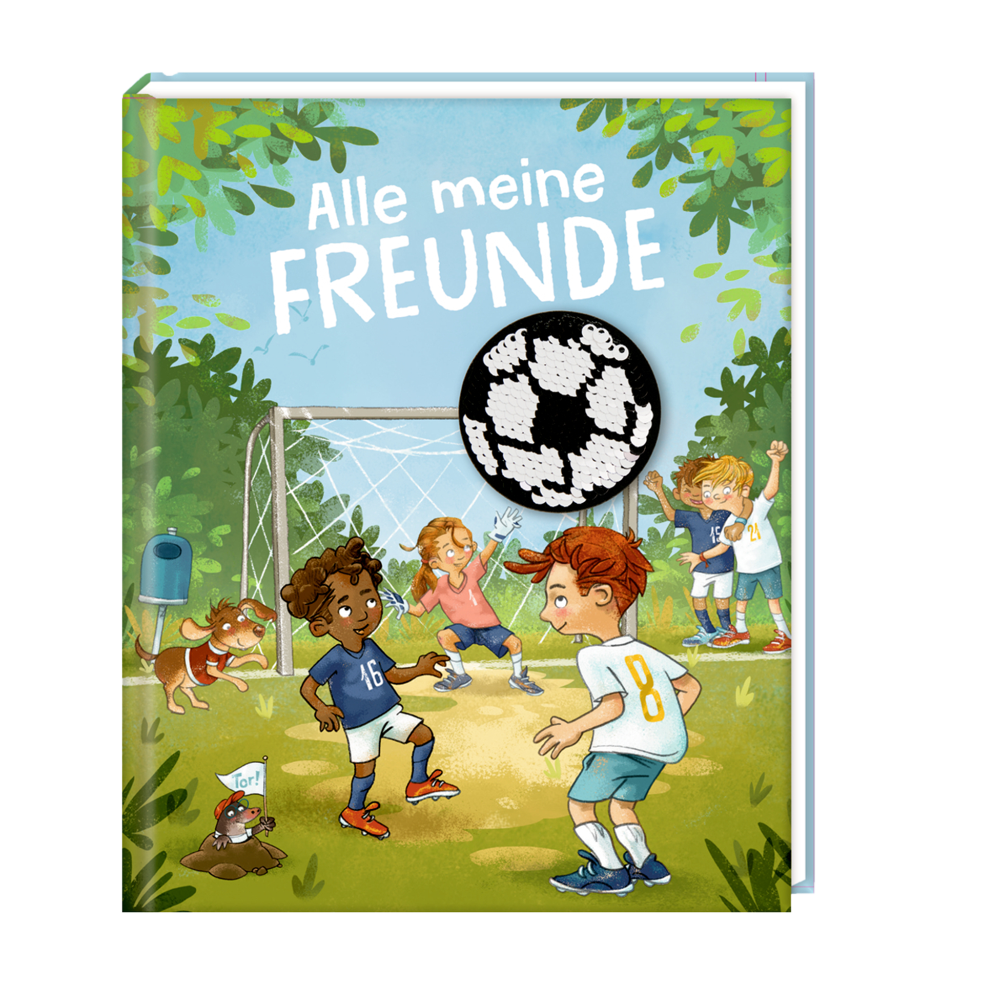 Buch Auf dem Fußballplatz - Freundebuch Mehrfarbig Buch Auf dem Fußballplatz - Freundebuch Mehrfarbig