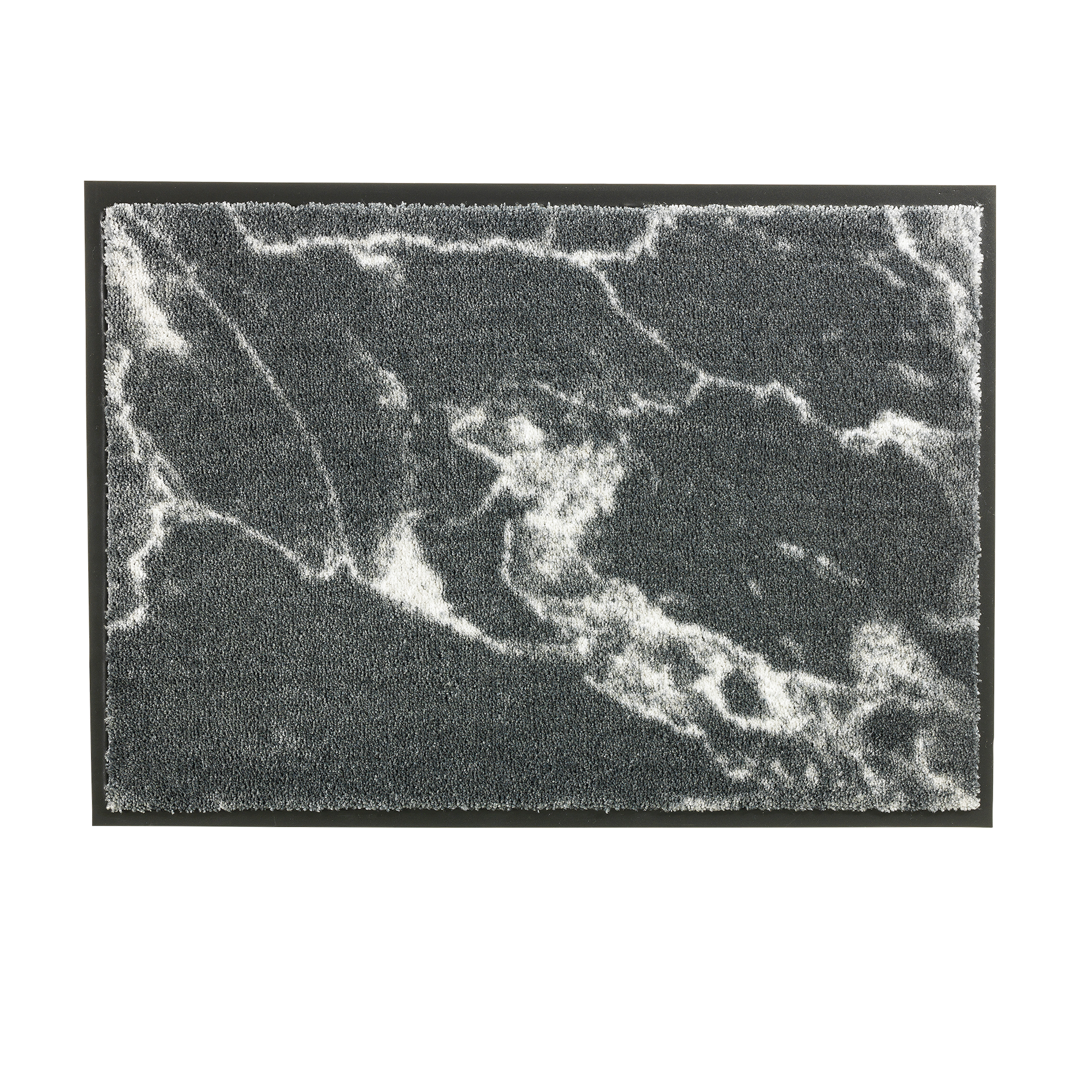 SCHÖNER WOHNEN-Kollektion Fußmatte Miami 50x70 Marmor Grau SCHÖNER WOHNEN-Kollektion Fußmatte Miami 50x70 Marmor Grau