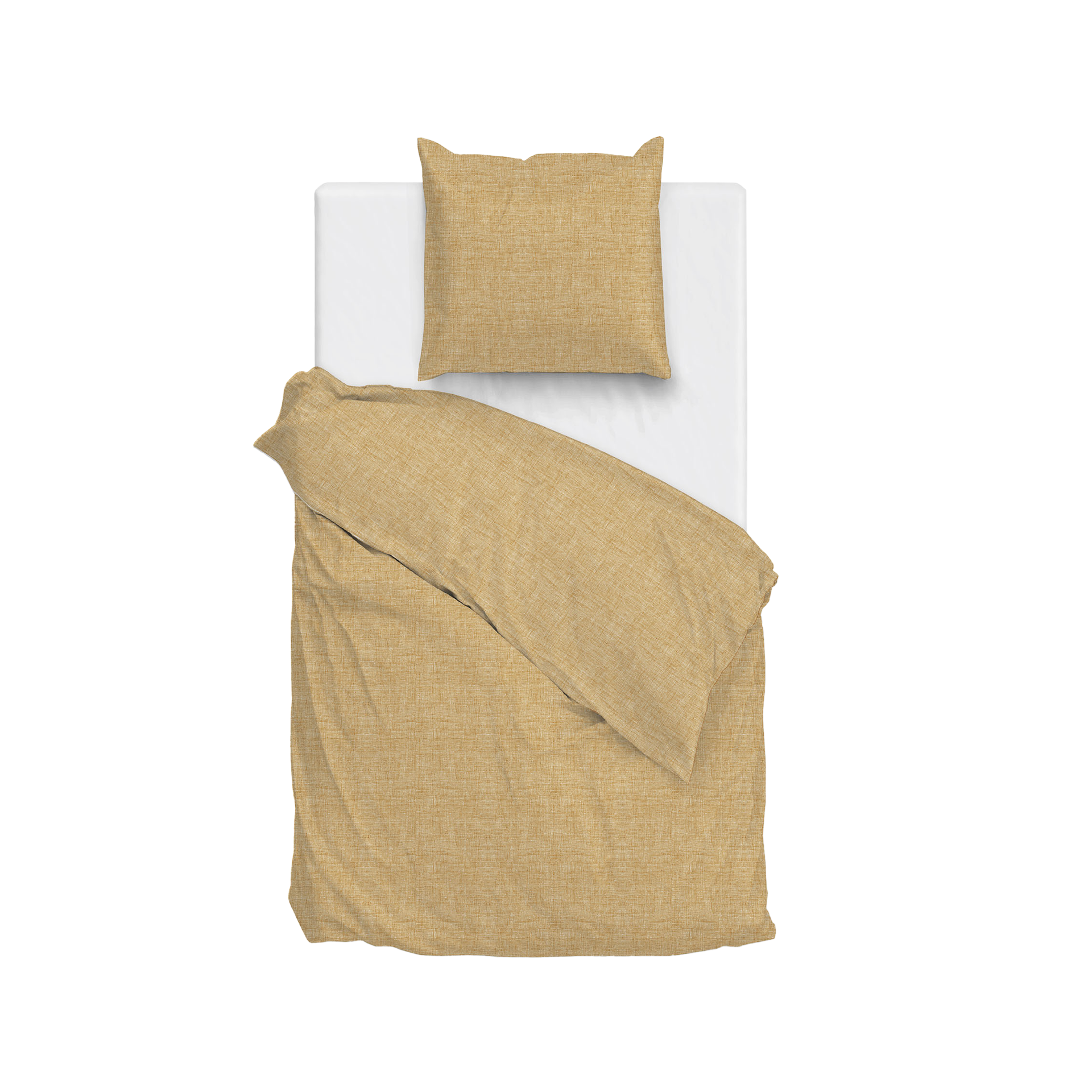 Bettwäsche Lino Orche Yellow 135x200cm Bettwäsche Lino Orche Yellow 135x200cm