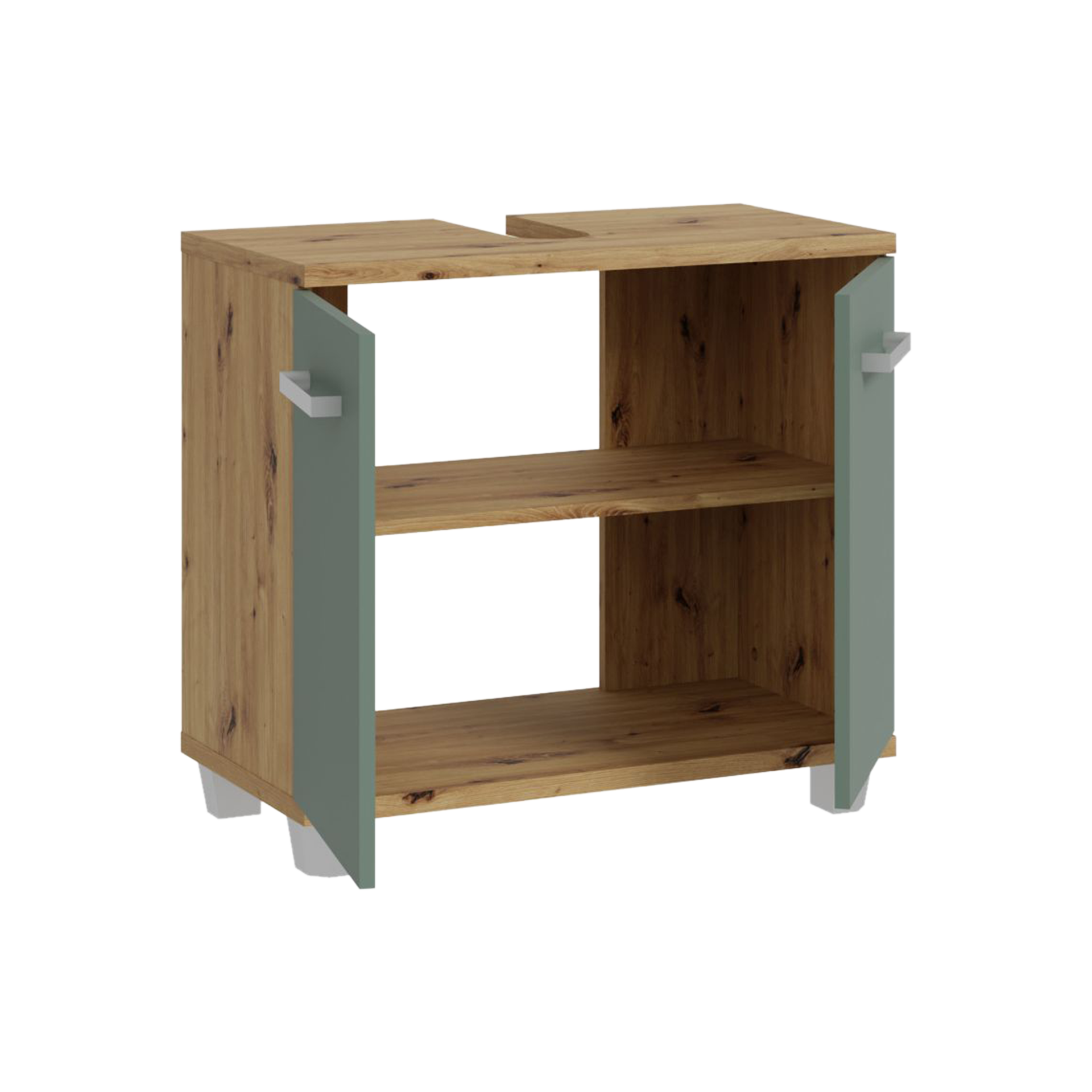 Waschbeckenunterschrank Velasco Grün 34.8*68.6*62 Waschbeckenunterschrank Velasco Grün 34.8*68.6*62
