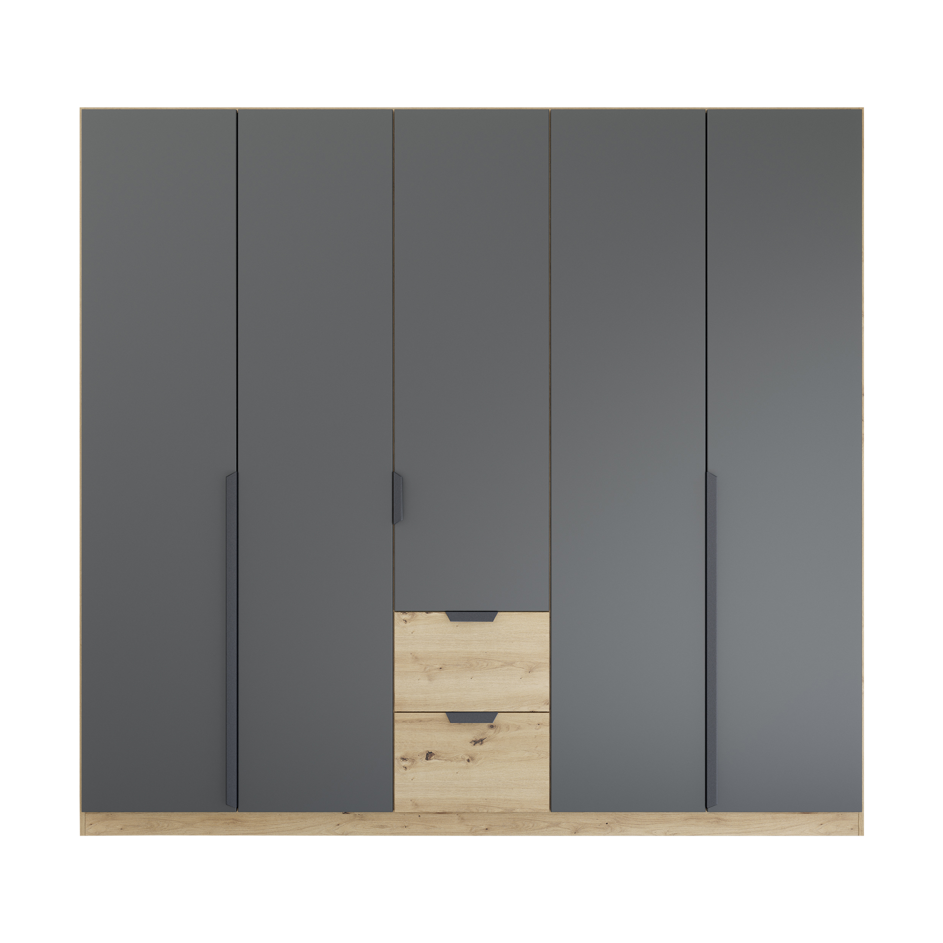 Drehtürenschrank Wildwest 5-türig Grau 54*226*210 Drehtürenschrank Wildwest 5-türig Grau 54*226*210