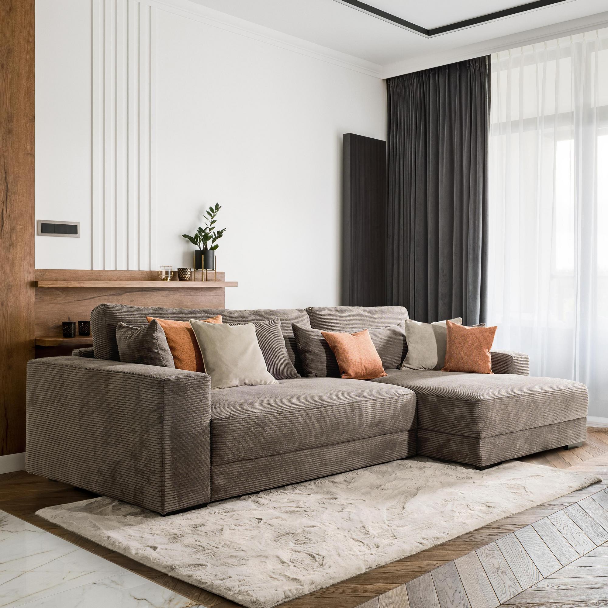 Ecksofa Mirella Grau