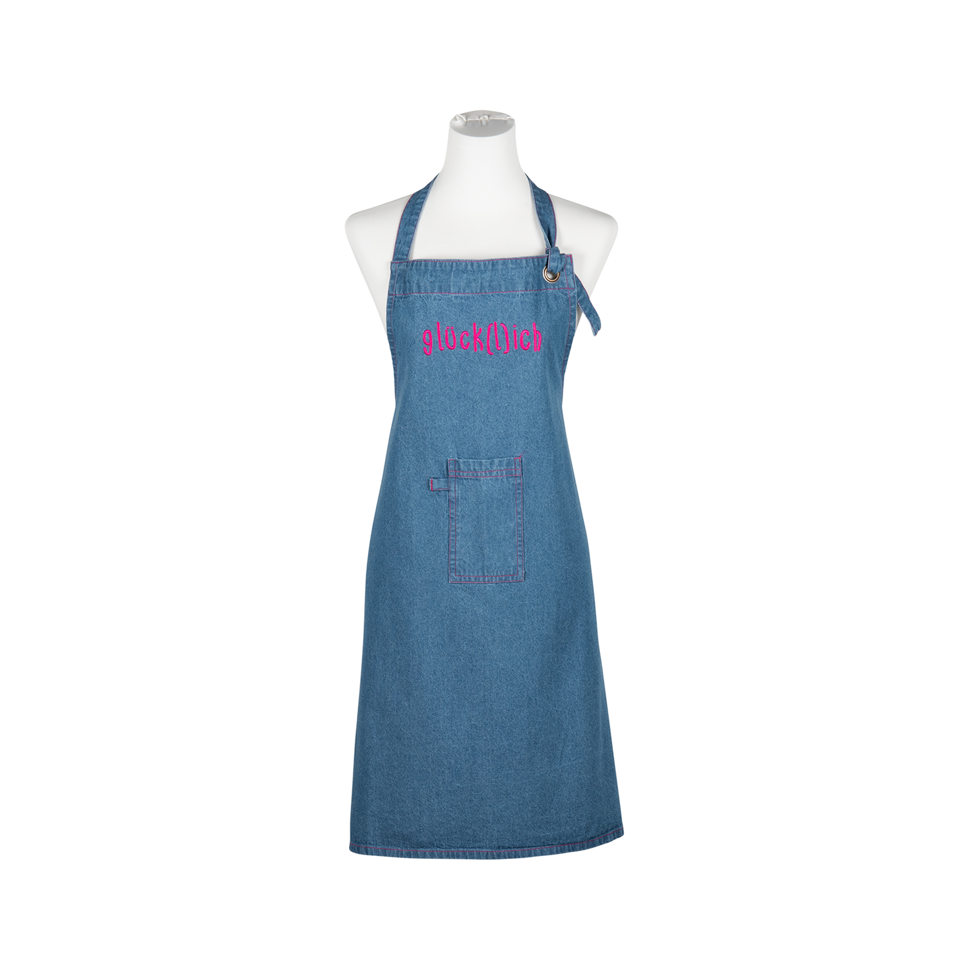 Schürze Denim Pink 80x80 Schürze Denim Pink 80x80