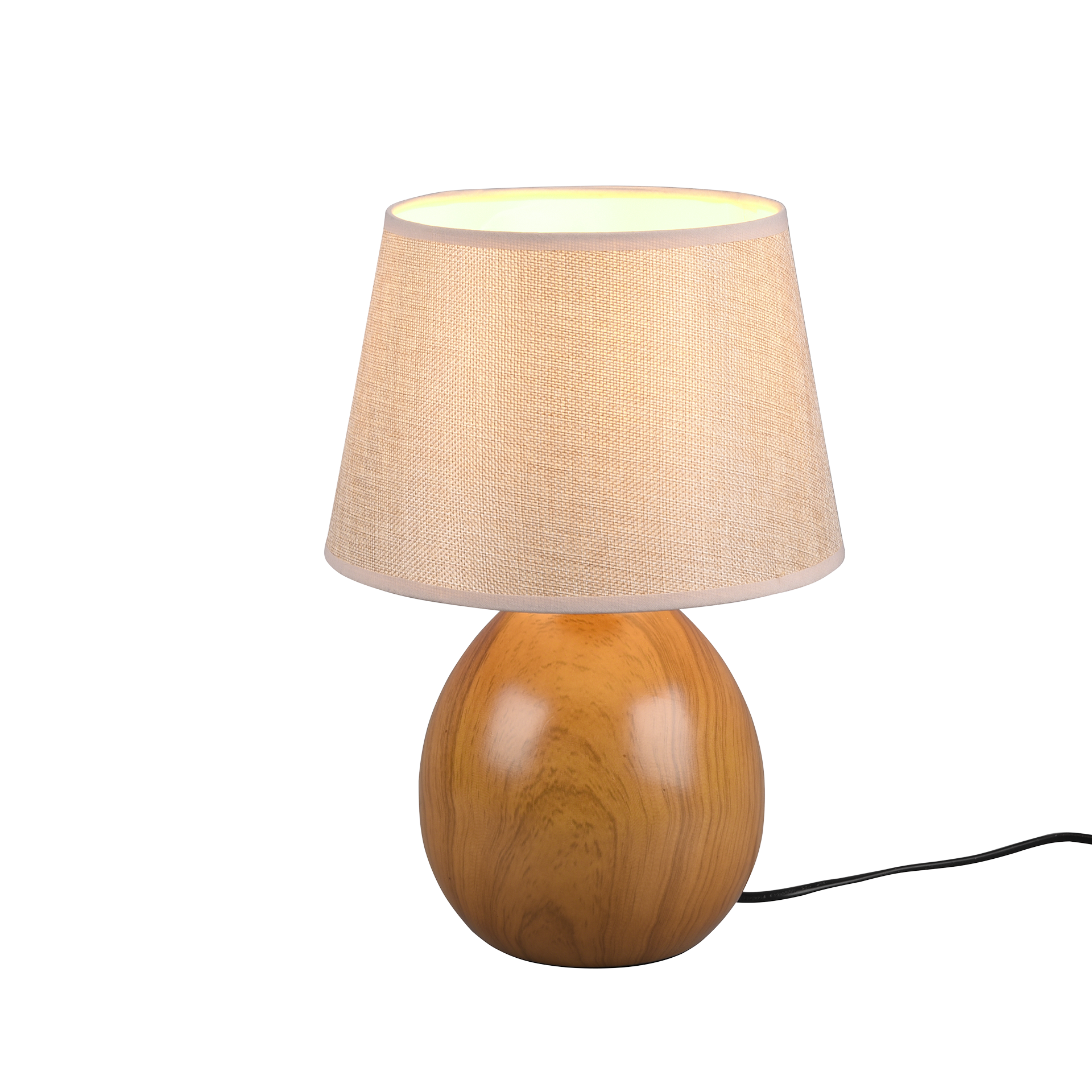 Tischleuchte Luxor holzoptik beige Tischleuchte Luxor holzoptik beige