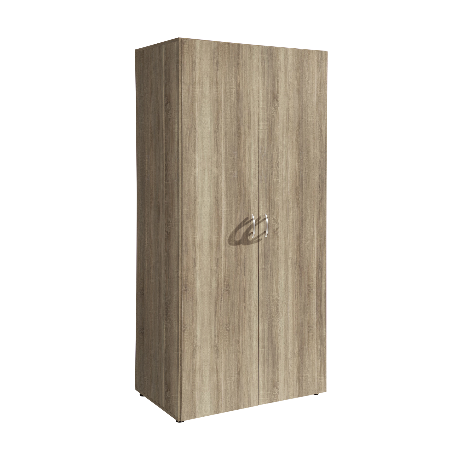 Drehtürenschrank Base 2-türig Eichefarben 52*81*177