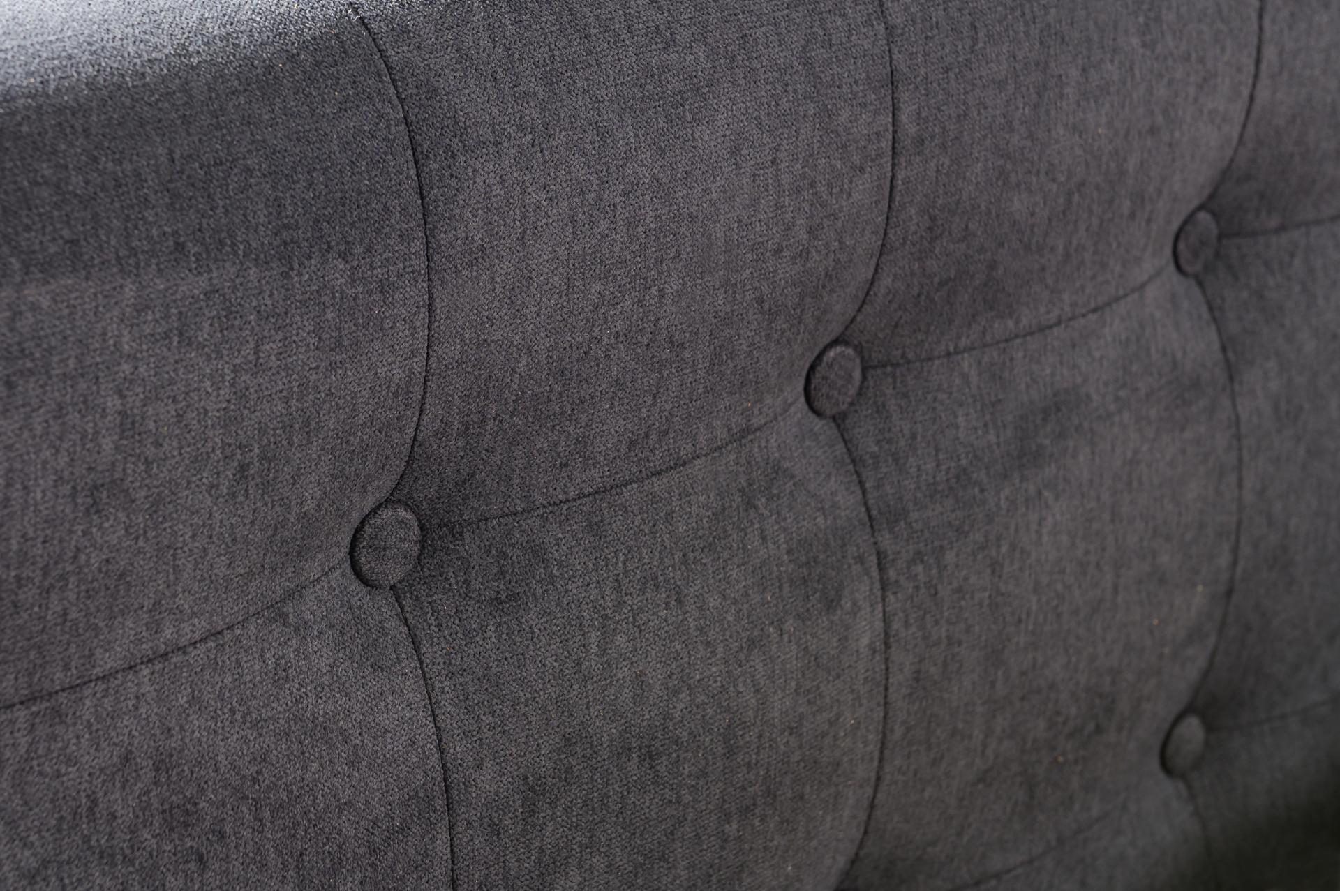 Boxspringbett Jenny Fuß Dark Black Bezug Grey Blue 180x200 cm Taschenfederkern inklusive Kaltschaum-Topper Boxspringbett Jenny Fuß Dark Black Bezug Grey Blue 180x200 cm Taschenfederkern inklusive Kaltschaum-Topper