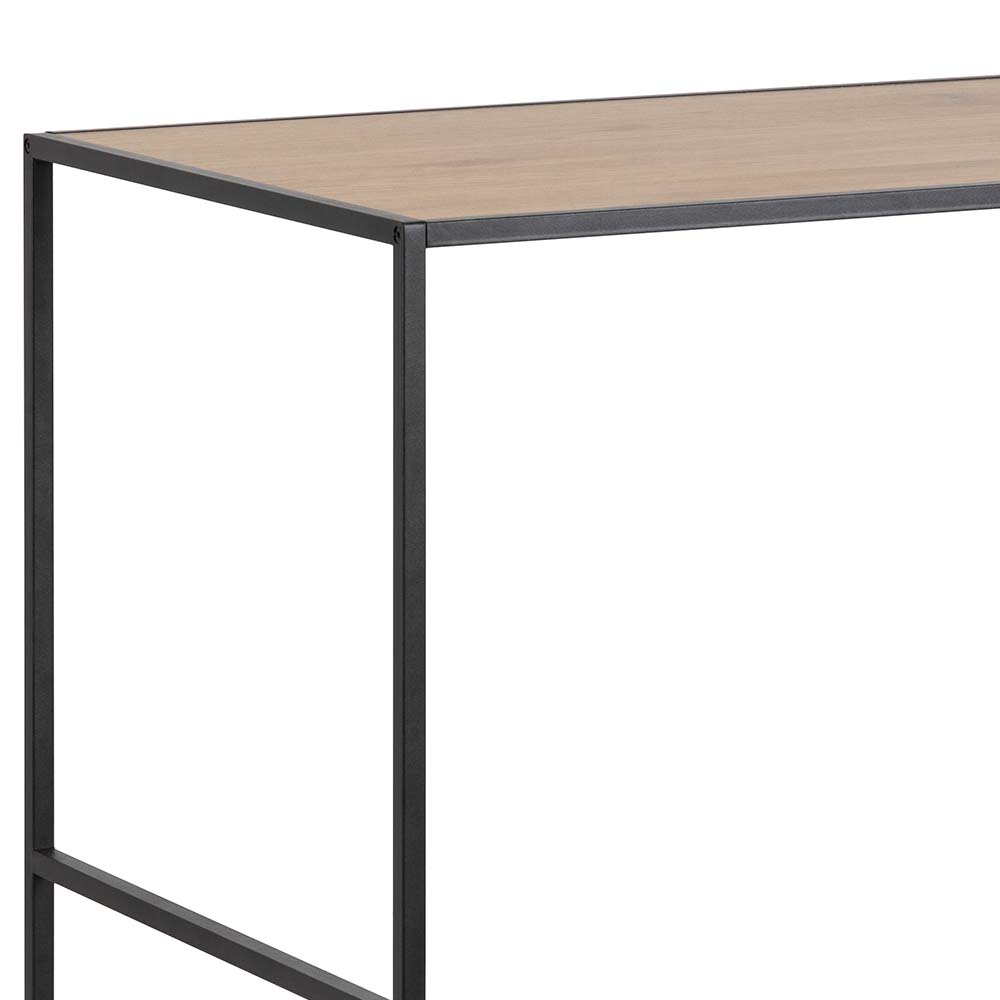 Bartisch Seaford Platte Natur Gestell Schwarz Bartisch Seaford Platte Natur Gestell Schwarz