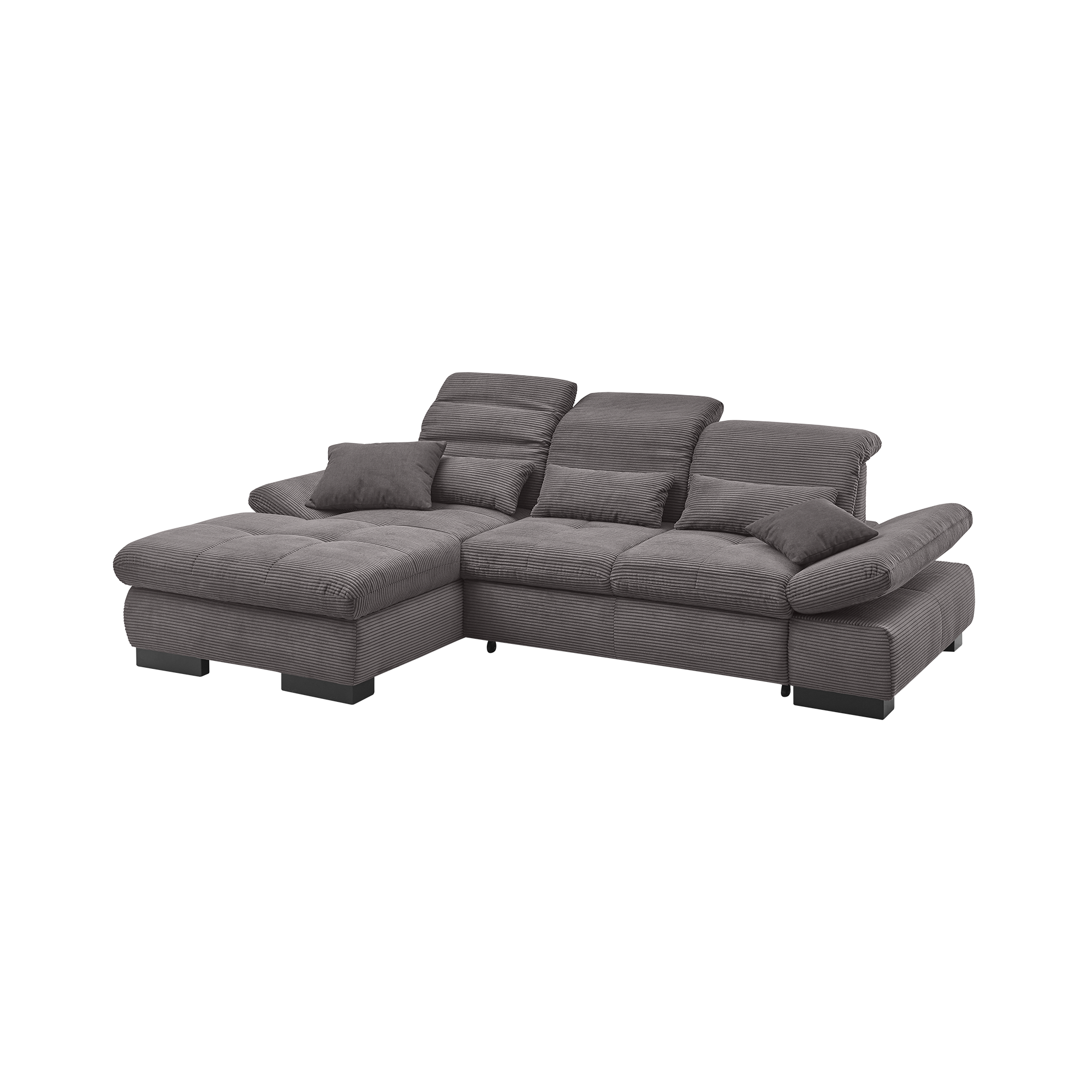 set one by Musterring Ecksofa Cordula Grau Ottomane links set one by Musterring Ecksofa Cordula Grau Ottomane links