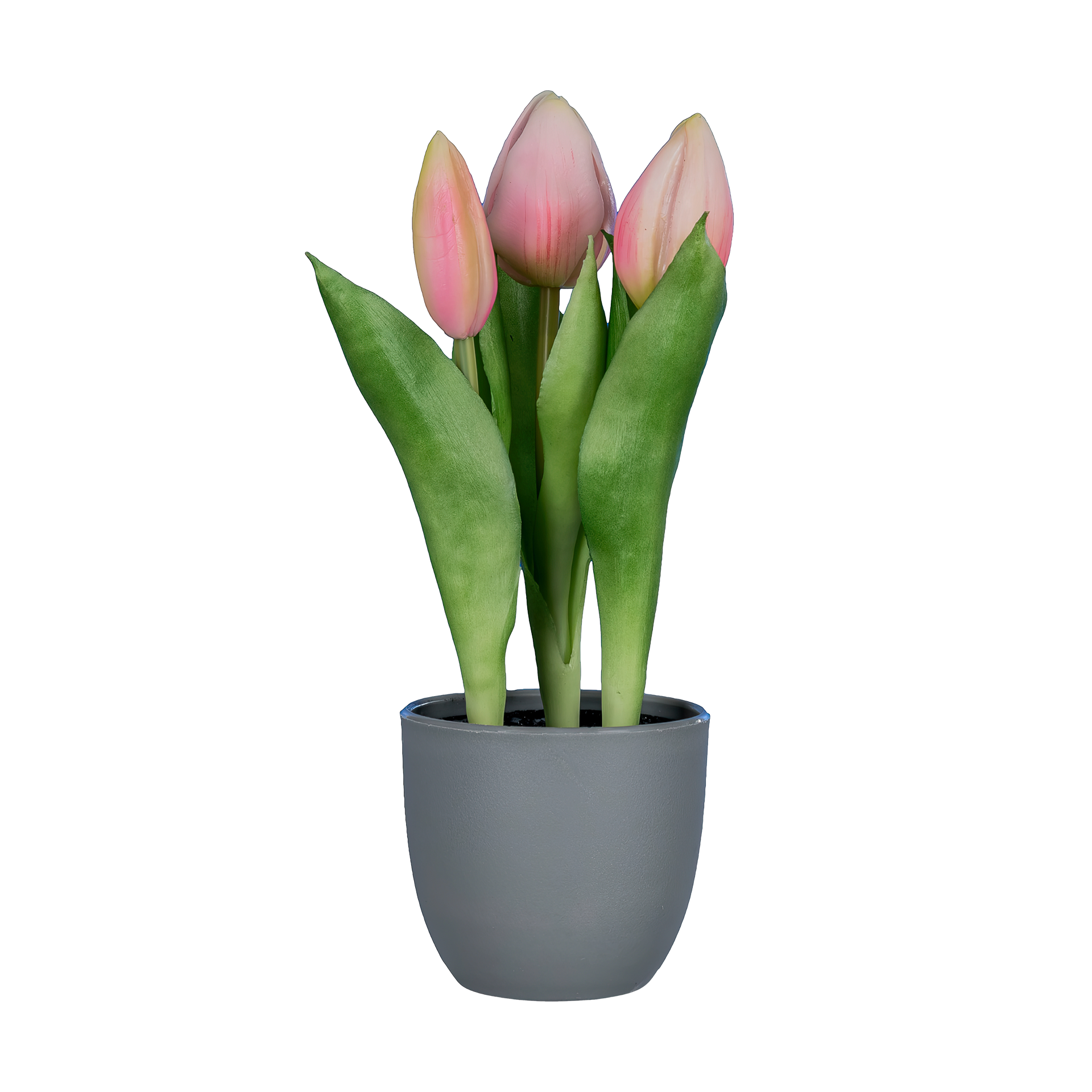 Kunstpflanze Tulpen Hellrosa-Grün-grau Kunstpflanze Tulpen Hellrosa-Grün-grau