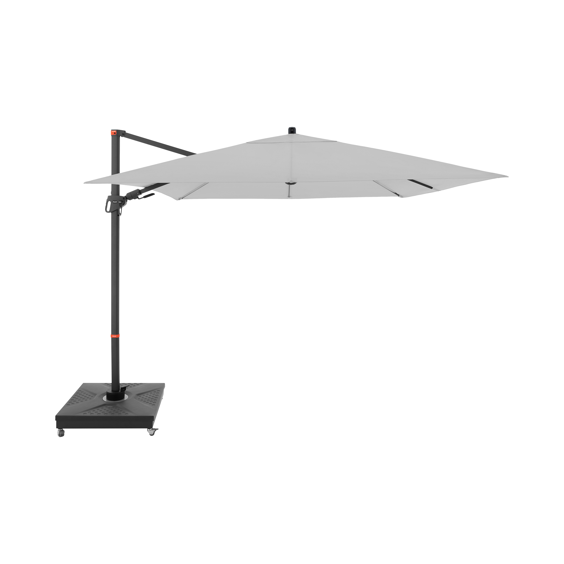 Doppler Sonnenschirm MyZone Side Silber 280x280