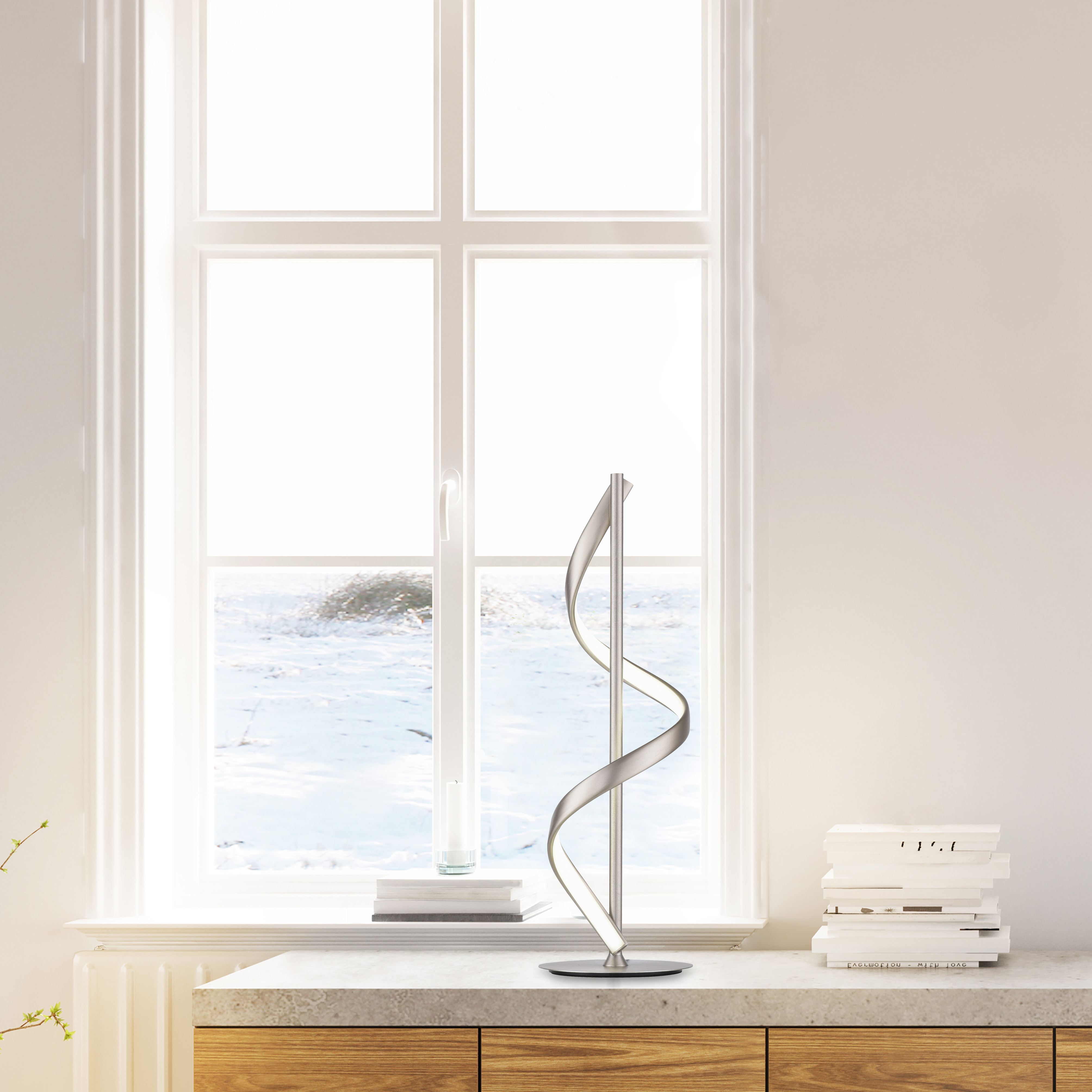 Tischleuchte Q-SWING Silber Tischleuchte Q-SWING Silber