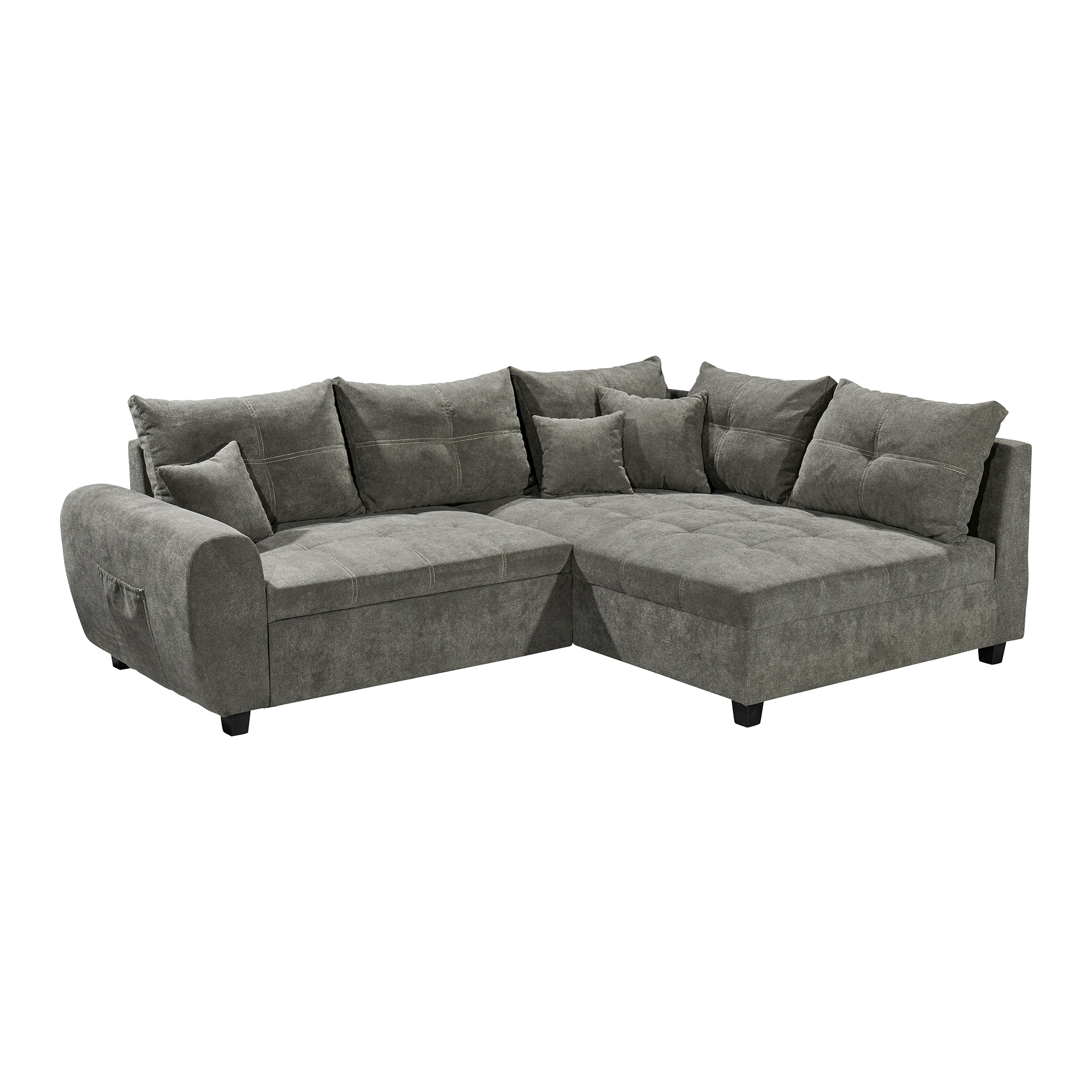 Ecksofa Lea Grau