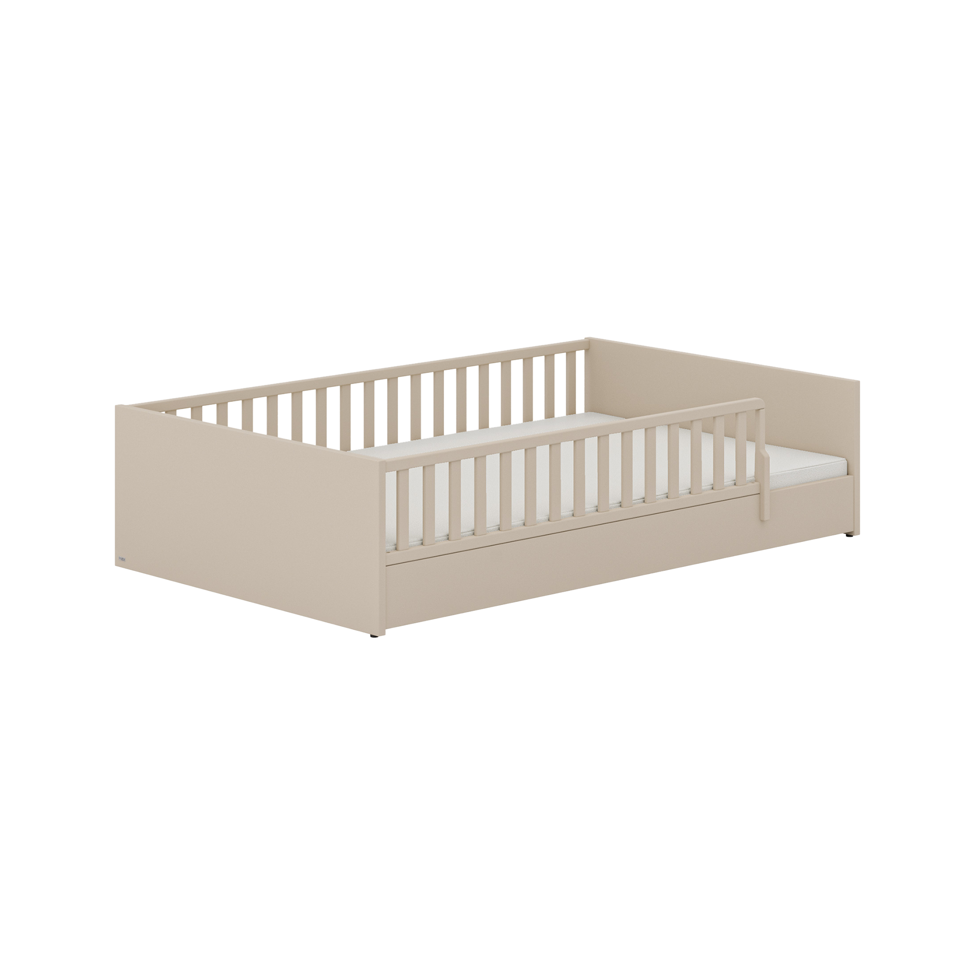Paidi Babybett Little Flo Gestell Cashmere-Beige 120x200 cm