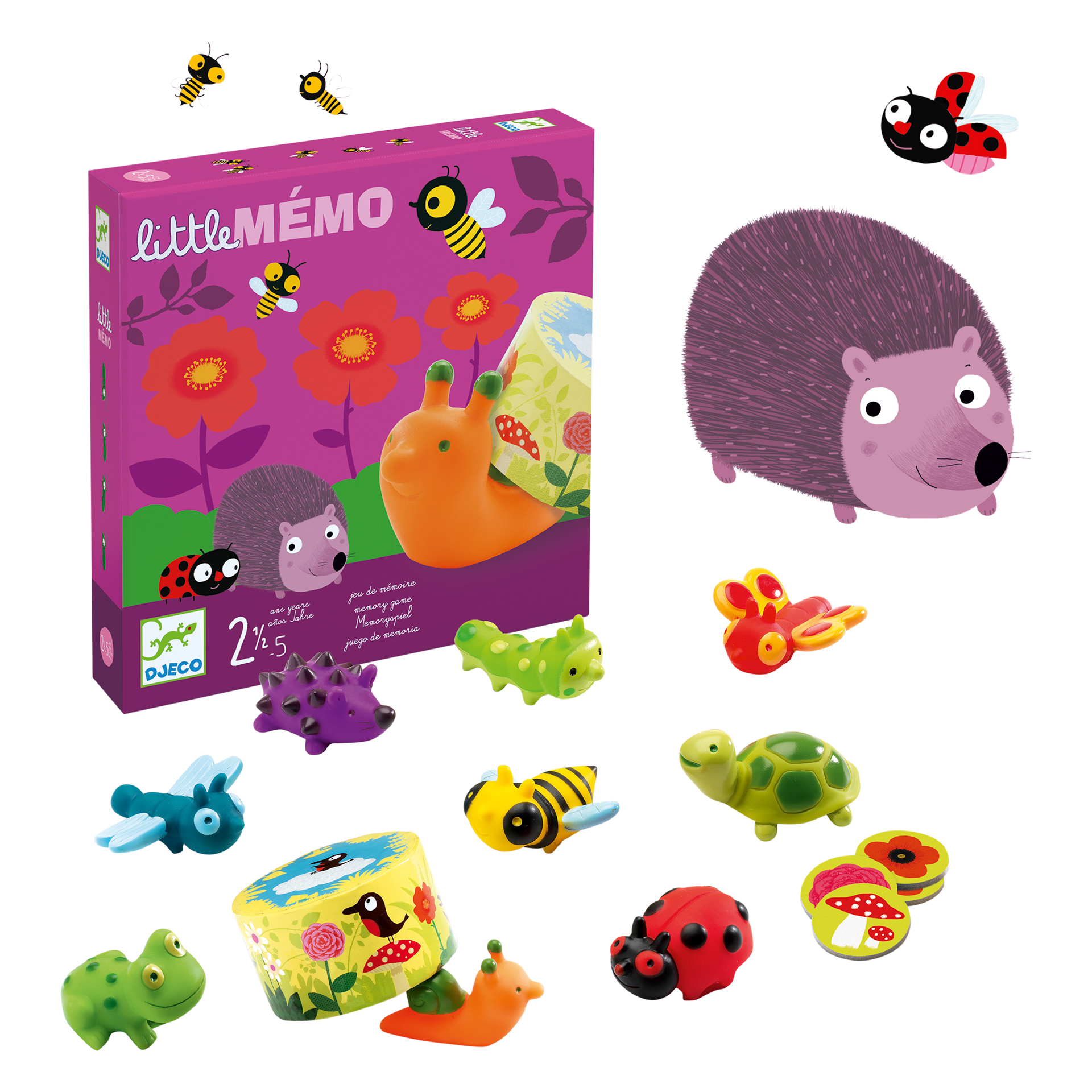 Spiel Little mémo Mehrfarbig Spiel Little mémo Mehrfarbig
