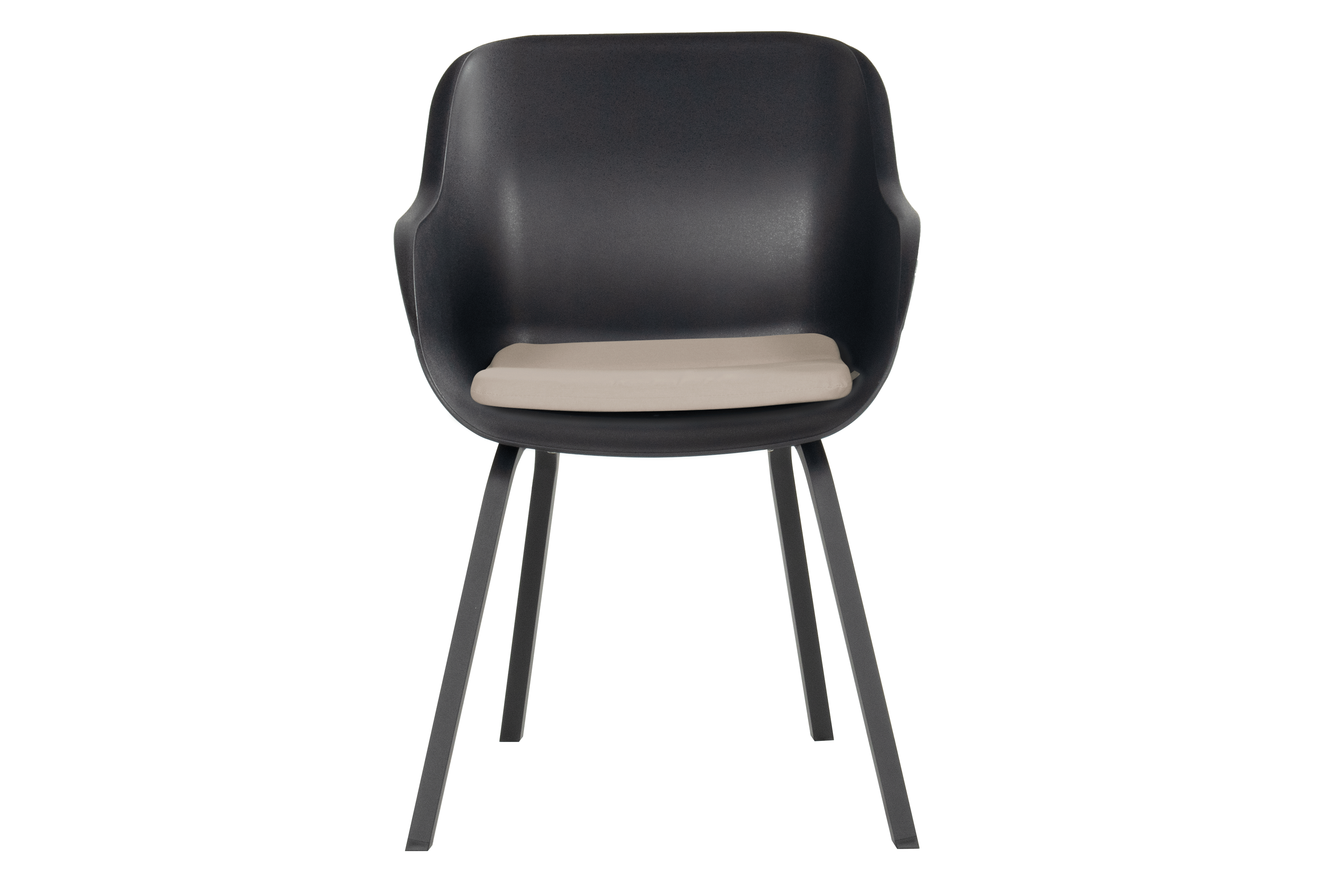 Hartman Gartensessel Le Soleil aus recyceltem Kunststoff Schwarz Hartman Gartensessel Le Soleil aus recyceltem Kunststoff Schwarz