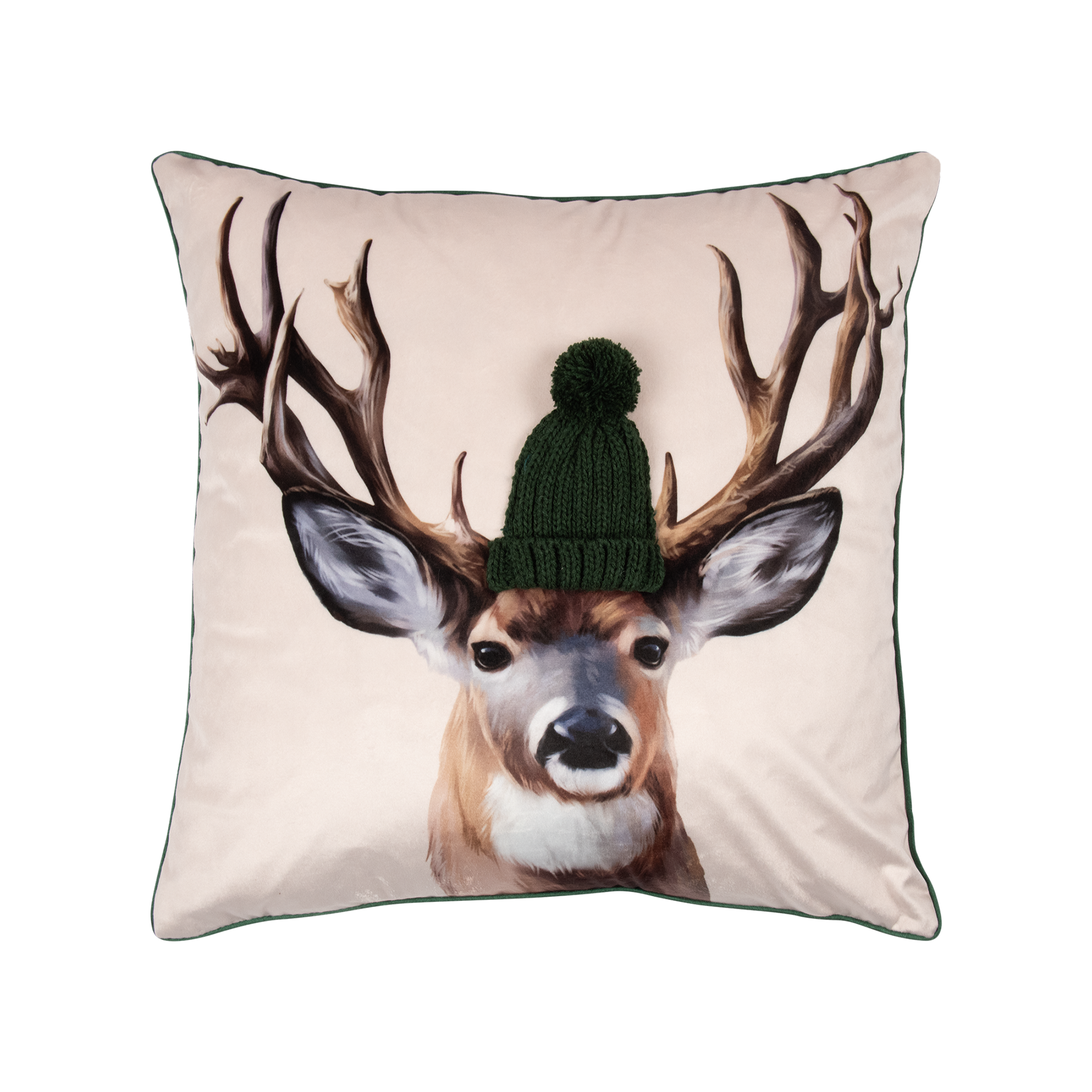 Kissenhülle Reindeer Green Kissenhülle Reindeer Green