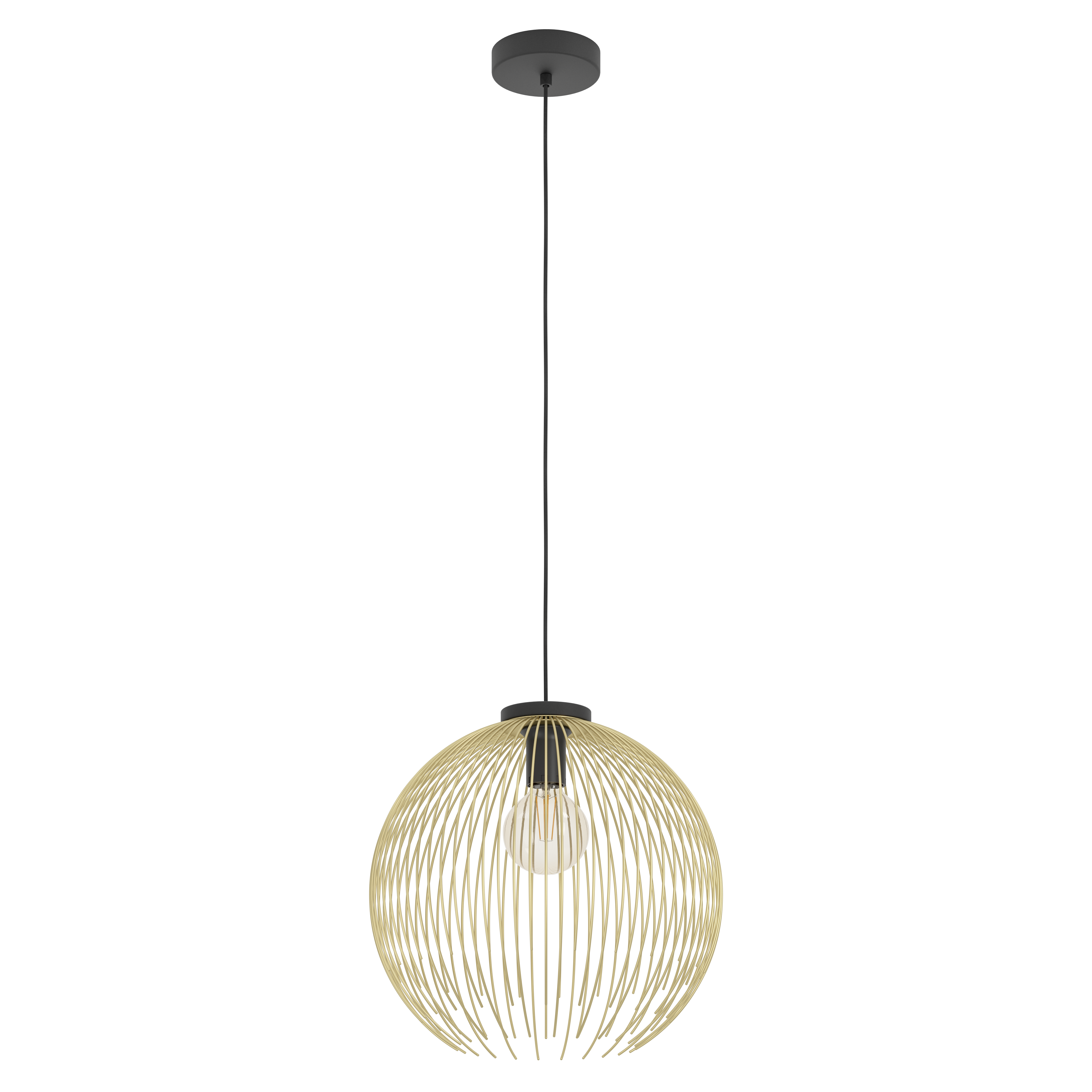 Pendelleuchte VENEZUELA Schwarz. Gold Pendelleuchte VENEZUELA Schwarz. Gold