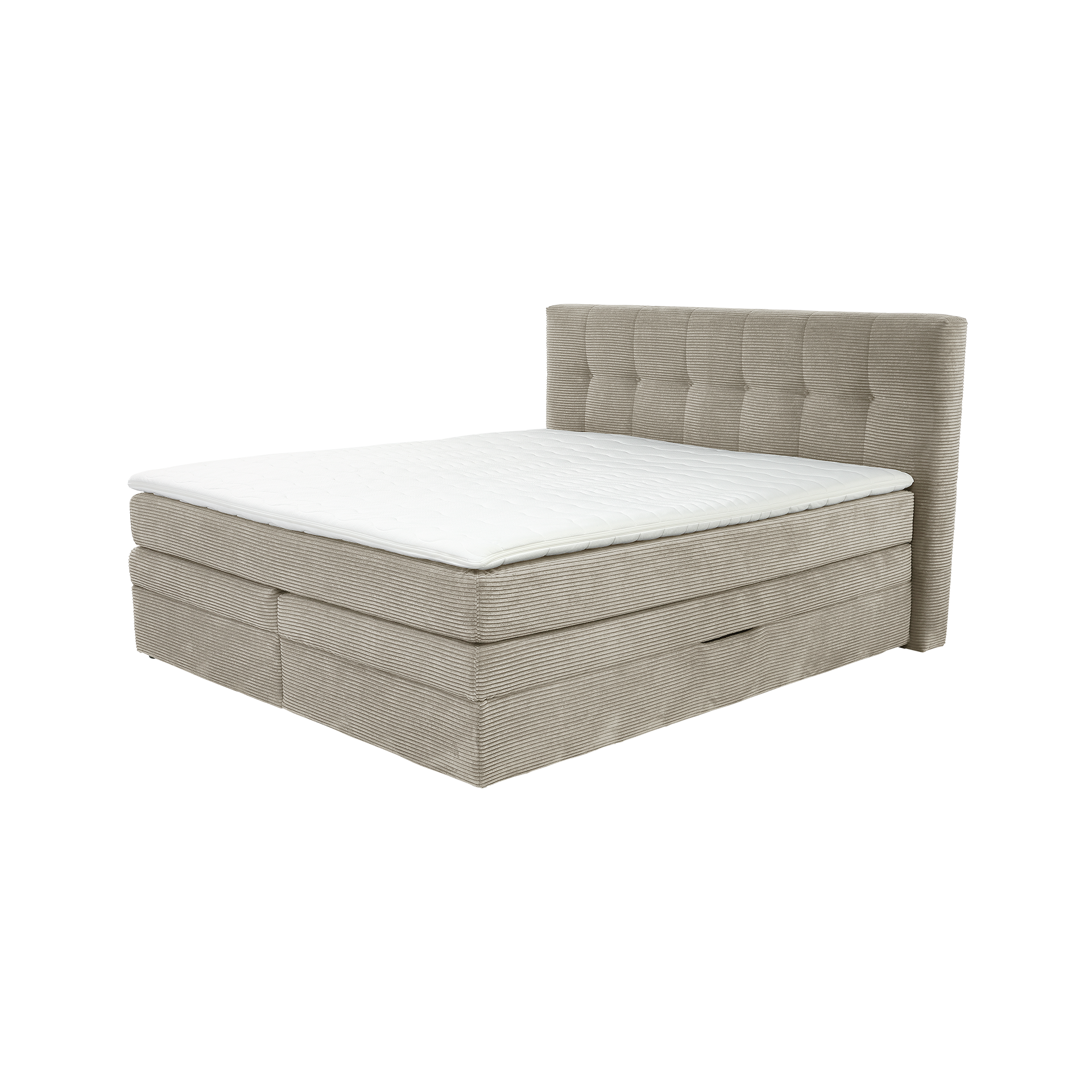 Boxspringbett Arny Grau 180x200 cm