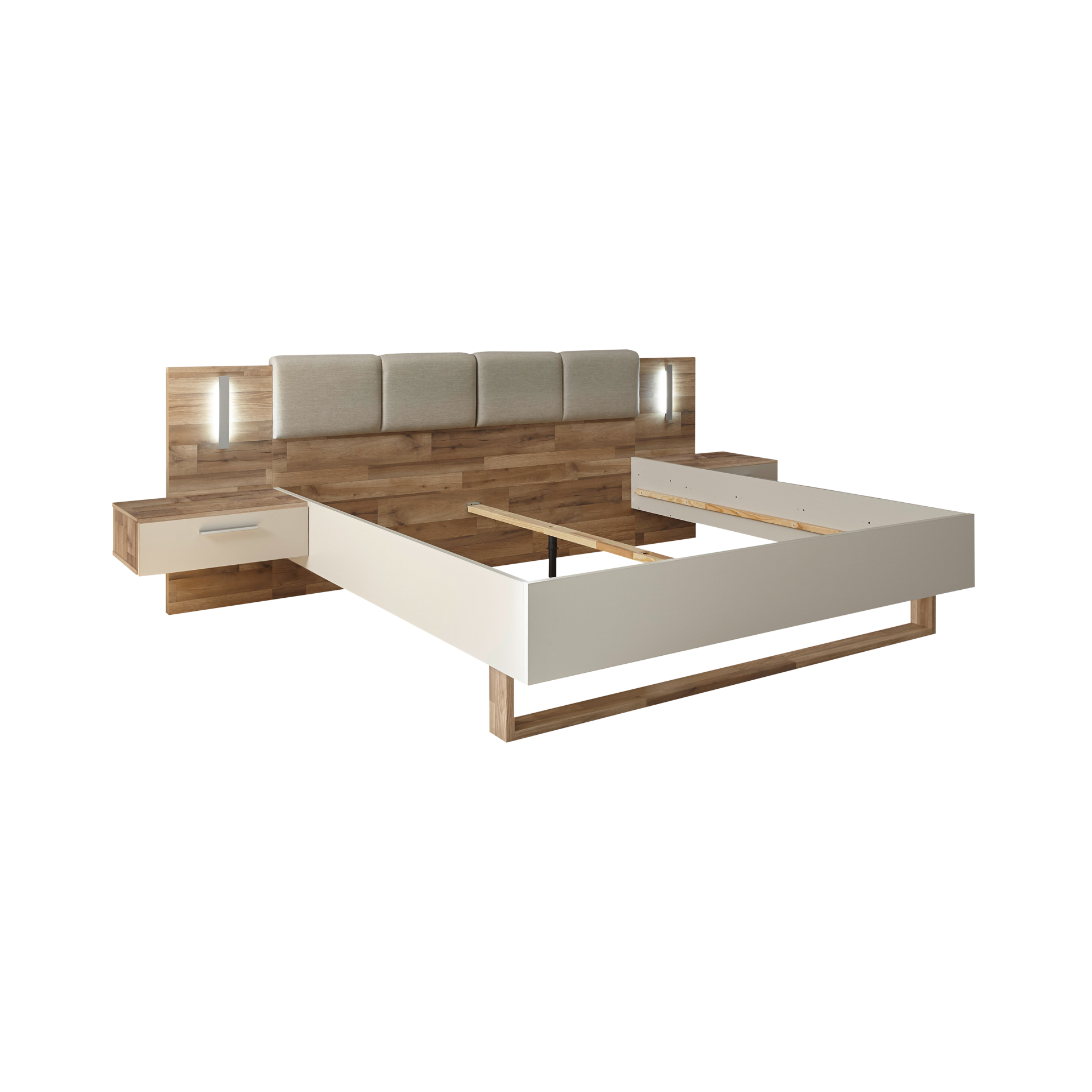 Bettanlage Casa 180x200 cm Beige 209*306*100 Bettanlage Casa 180x200 cm Beige 209*306*100