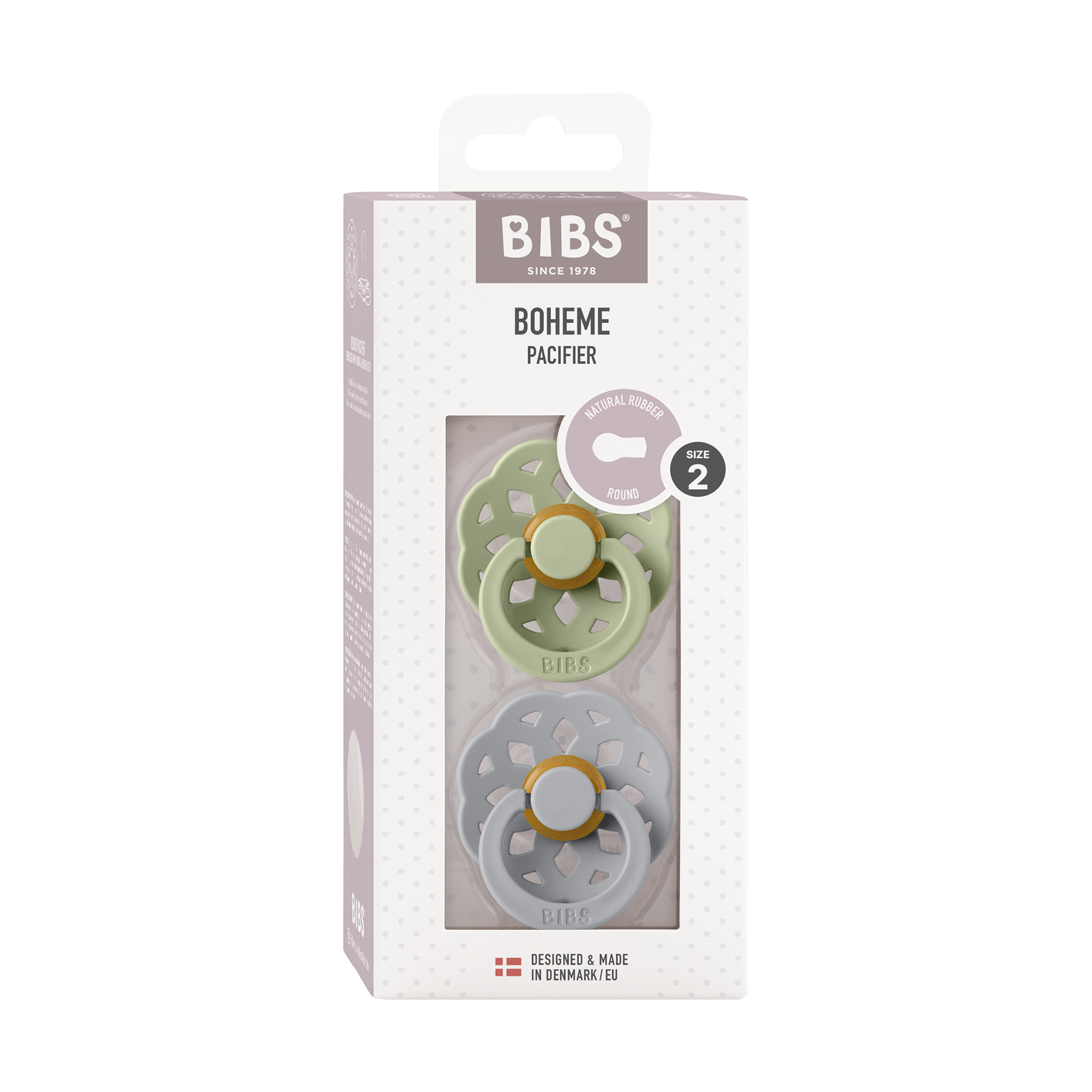 Schnuller BIBS Boheme Sage & Cloud