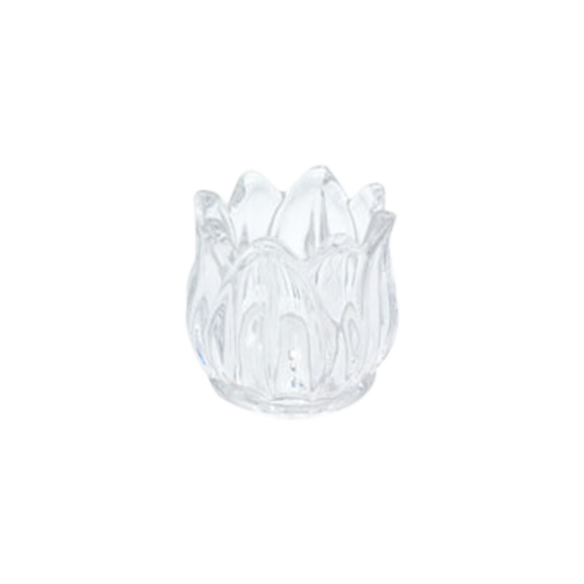 Teelichthalter Tulipa clear