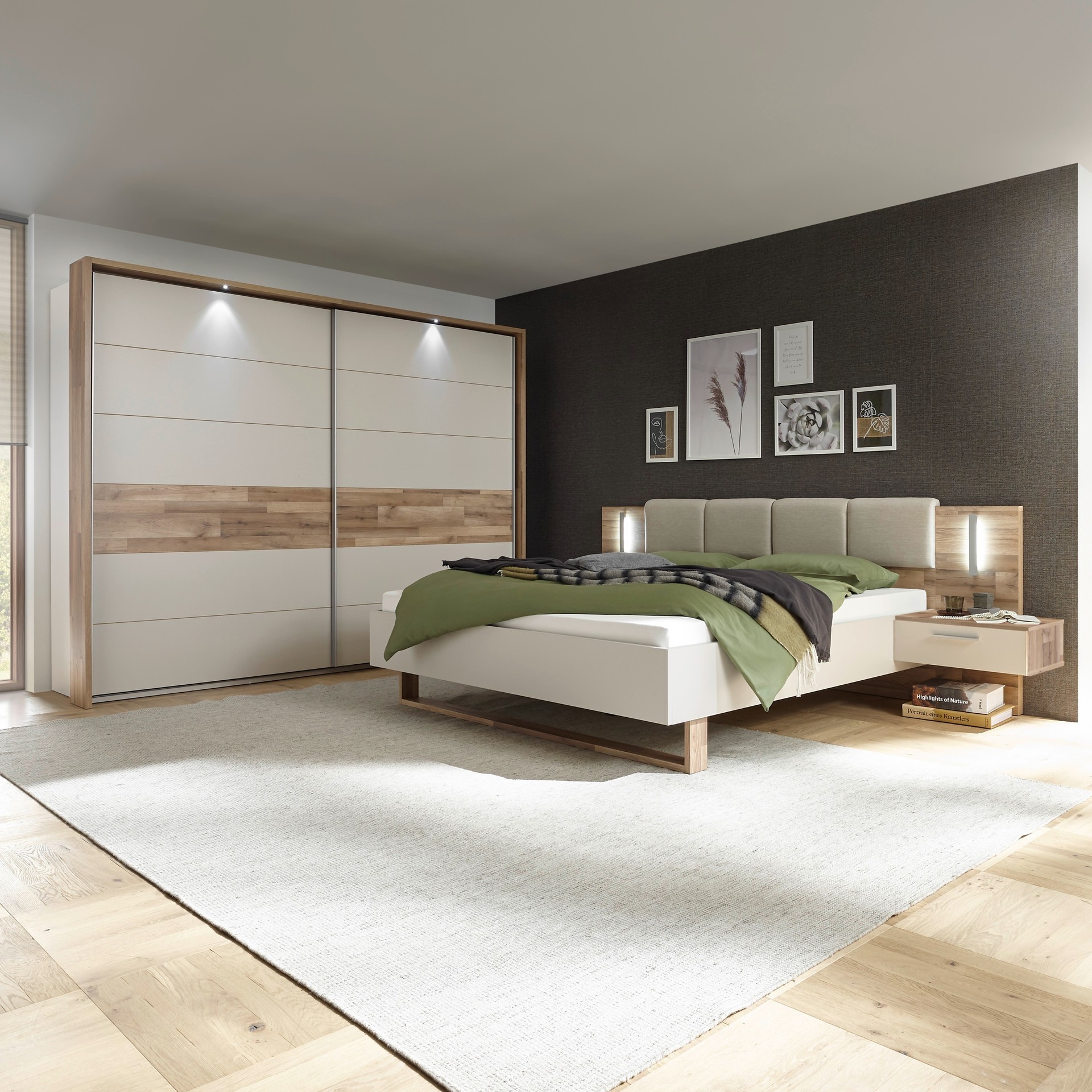 Schwebetürenschrank Casa 2-türig Beige Schwebetürenschrank Casa 2-türig Beige