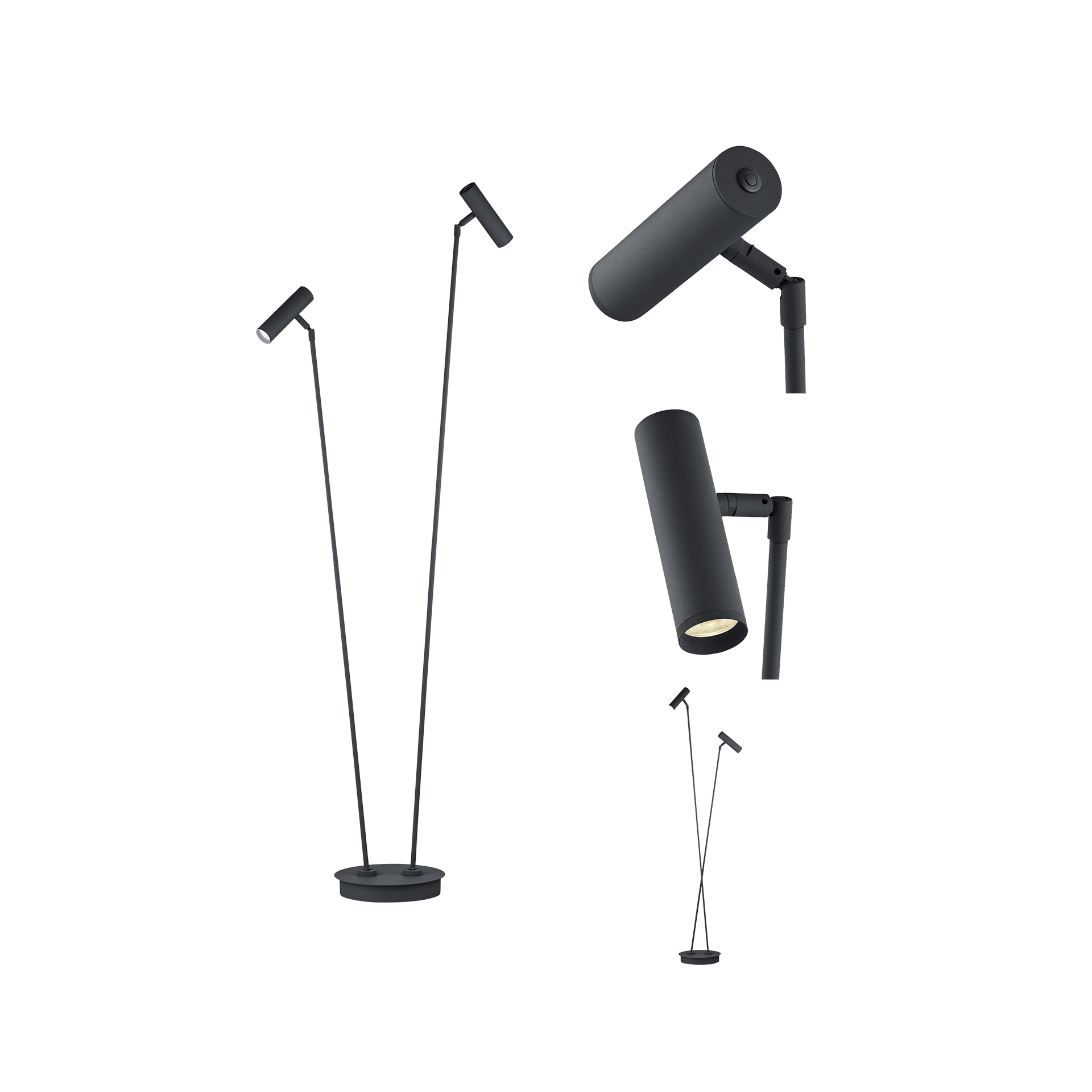 Stehleuchte TOM PRO Schwarz Stehleuchte TOM PRO Schwarz