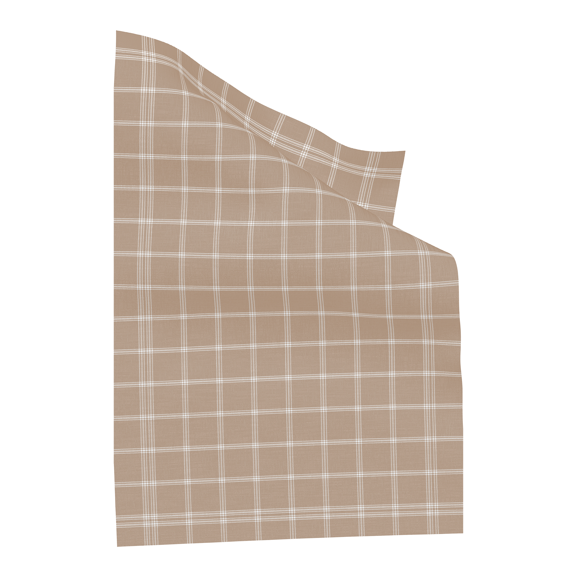 Geschirrhandtuch Scandic Karo Beige 50x70