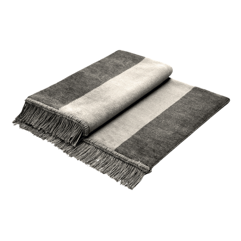 Biederlack Decke S&P Silber 100x200cm