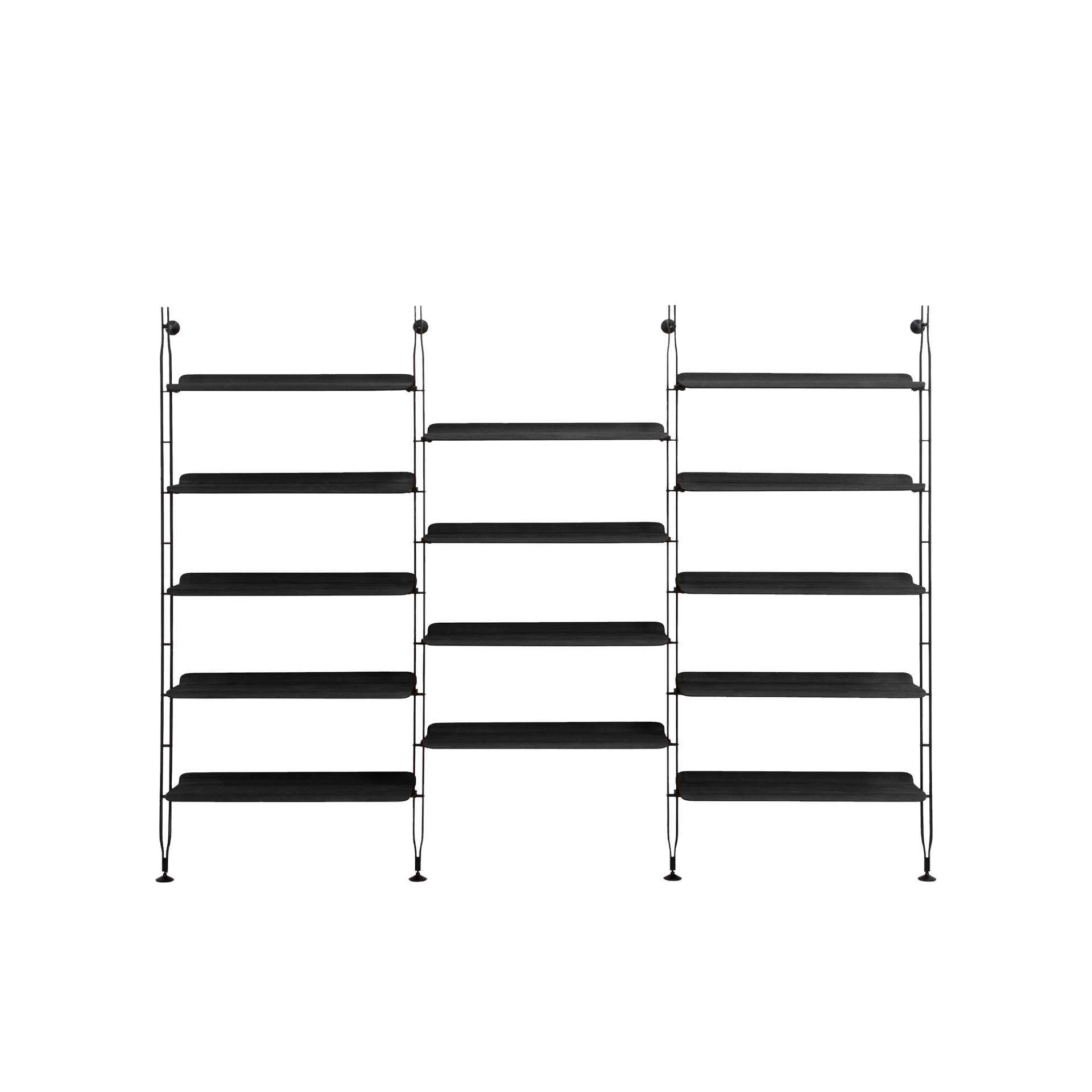 Kartell® Regal Adam Wood Schwarz Kartell® Regal Adam Wood Schwarz