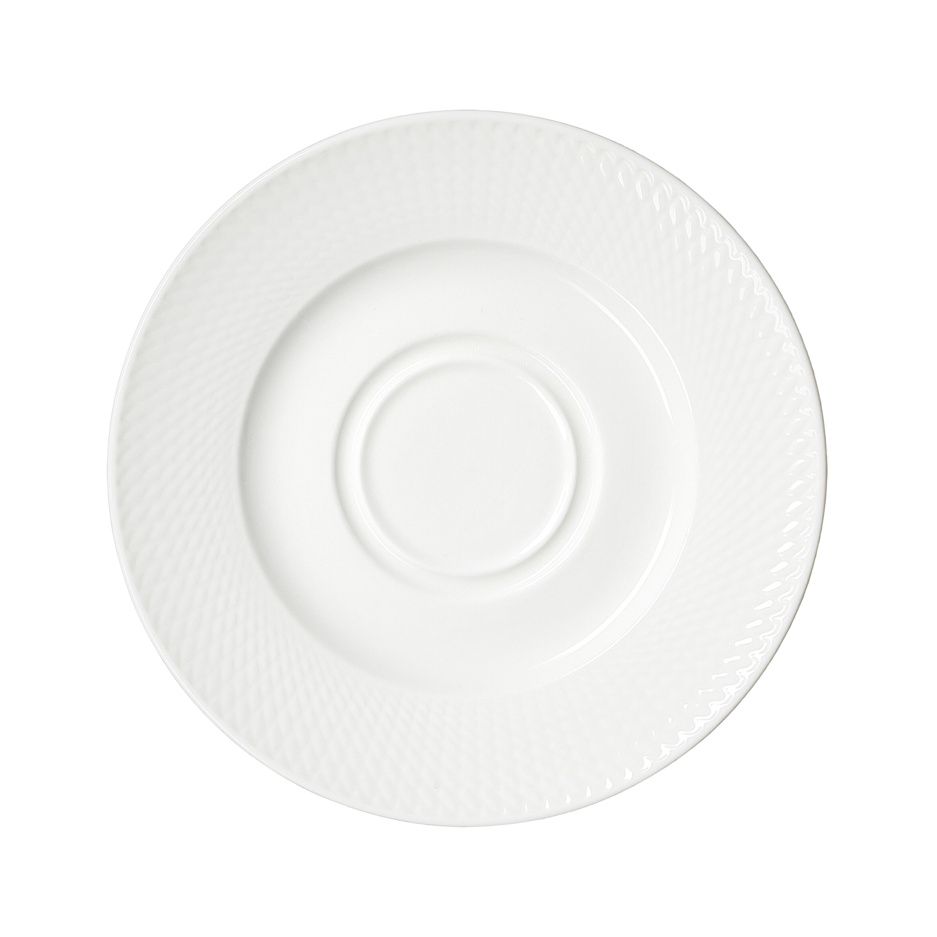 Kaffeeuntertasse Saphir weiß Kaffeeuntertasse Saphir weiß