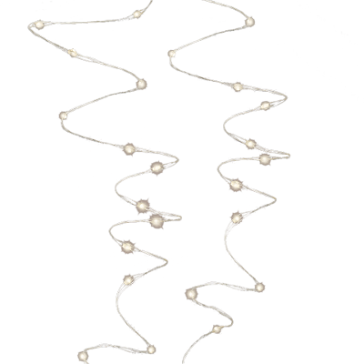 Weihnachtsbeleuchtung Silber