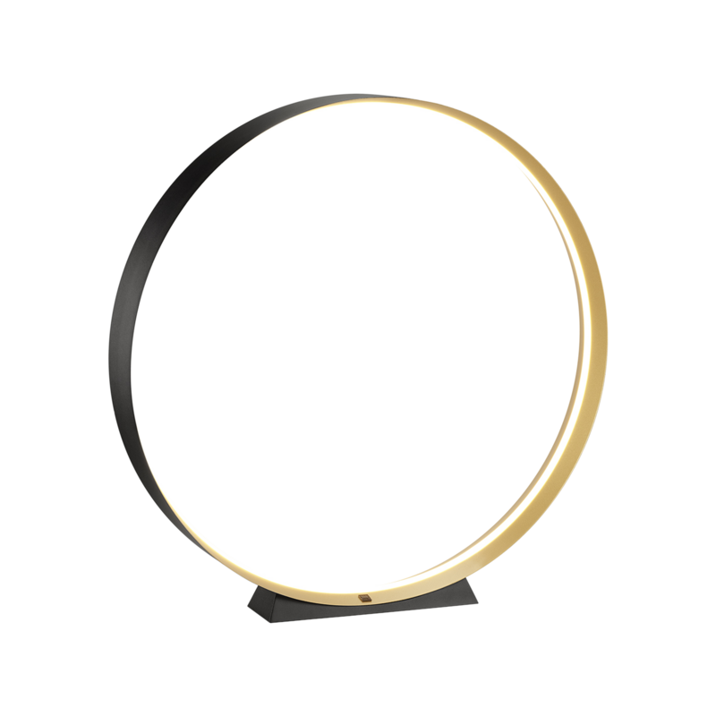 Stehleuchte LOOP Gold Schwarz Stehleuchte LOOP Gold Schwarz