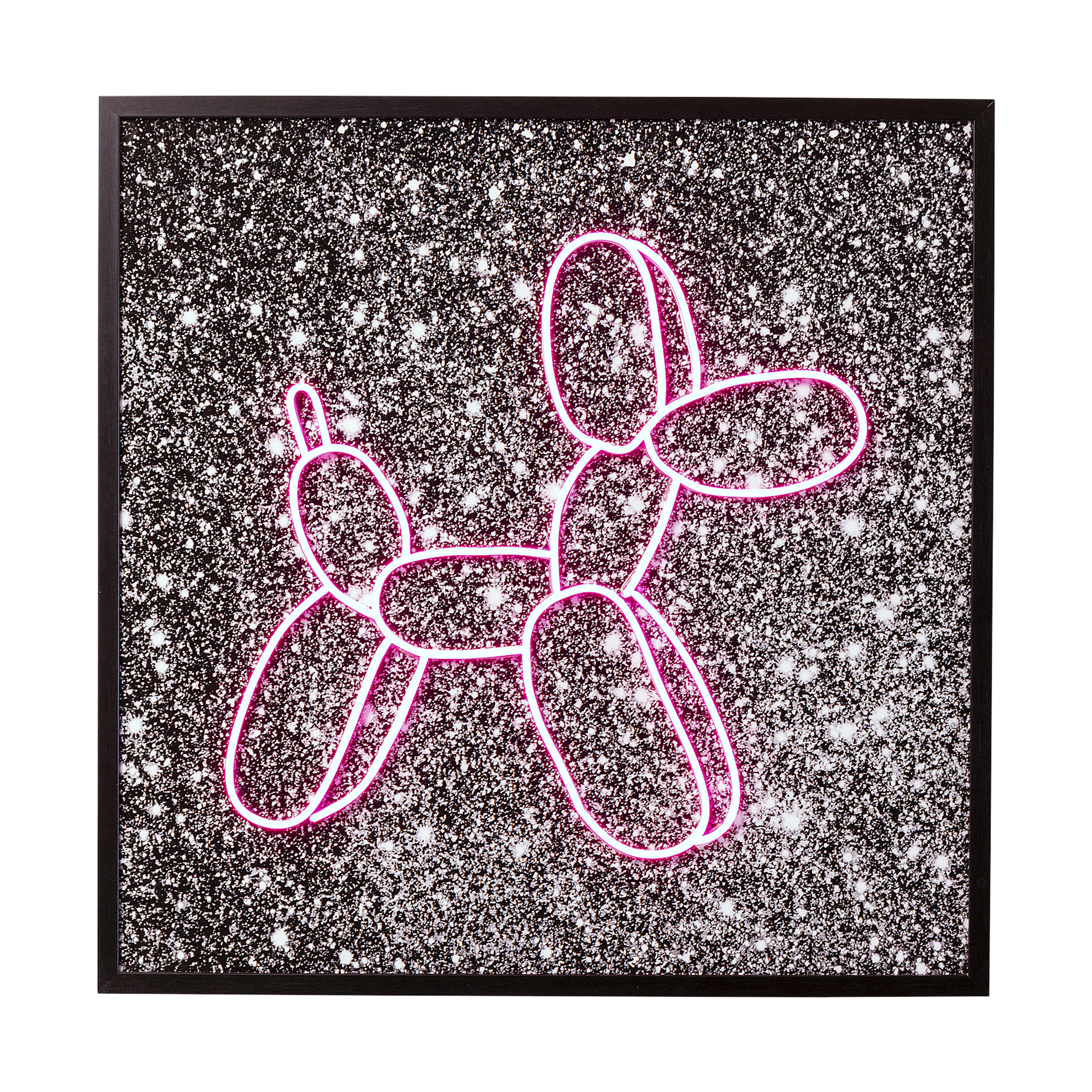 Kare Bild Balloon Dog Grau