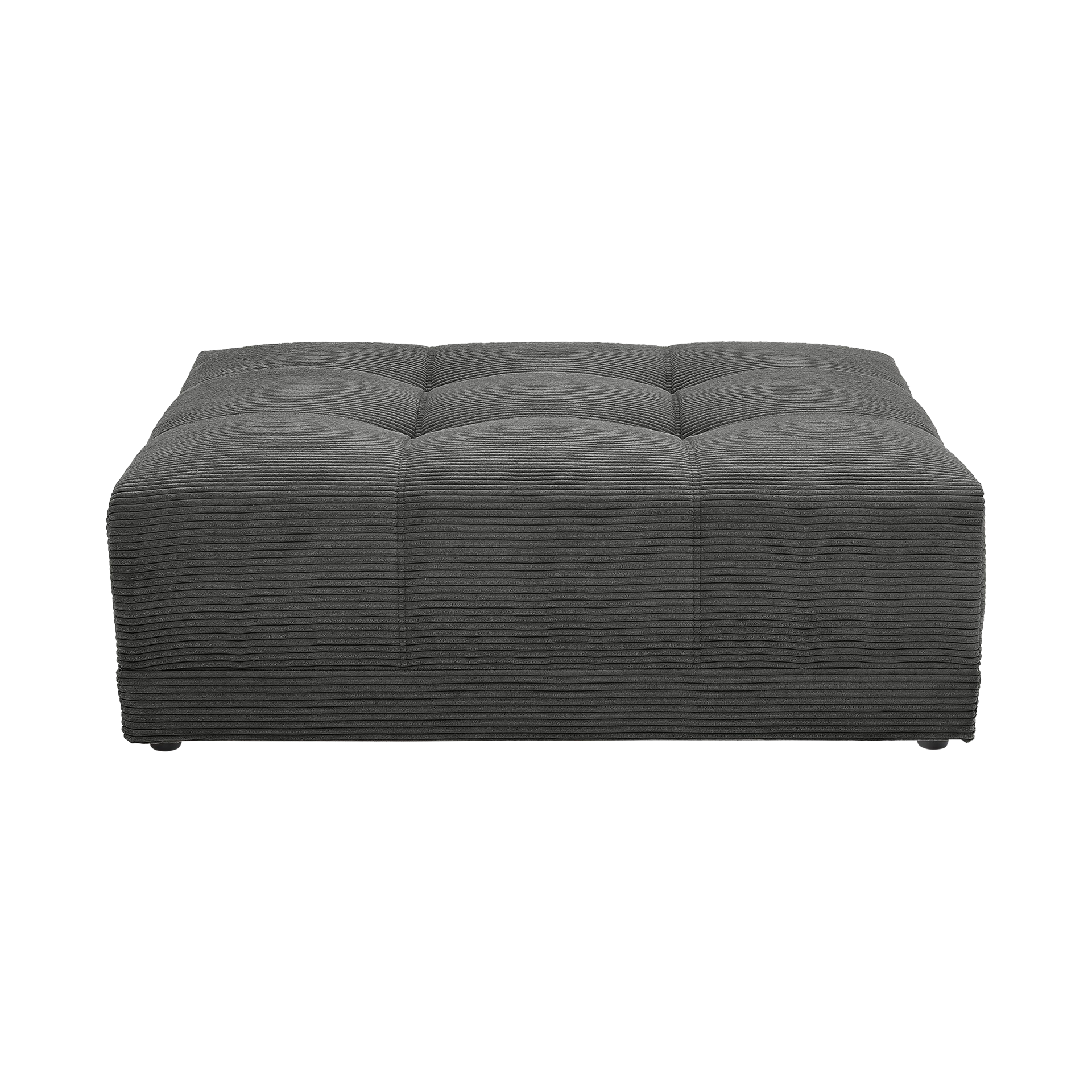 Hocker Janni Bezug Cord Grau Hocker Janni Bezug Cord Grau