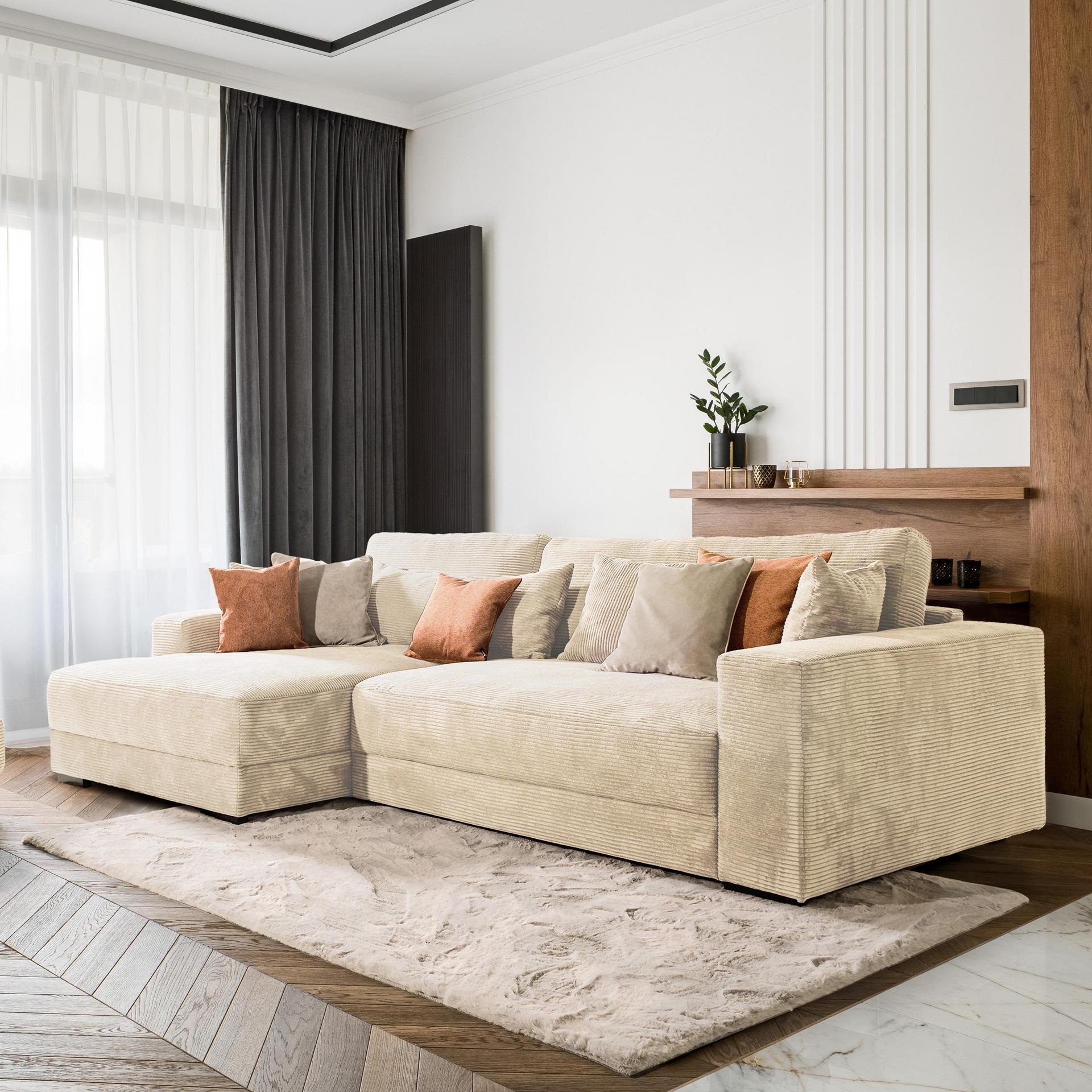 Ecksofa Mirella Beige