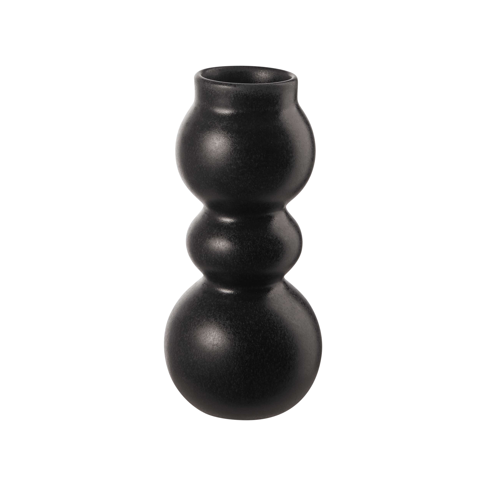 Vase Como schwarz matt Vase Como schwarz matt