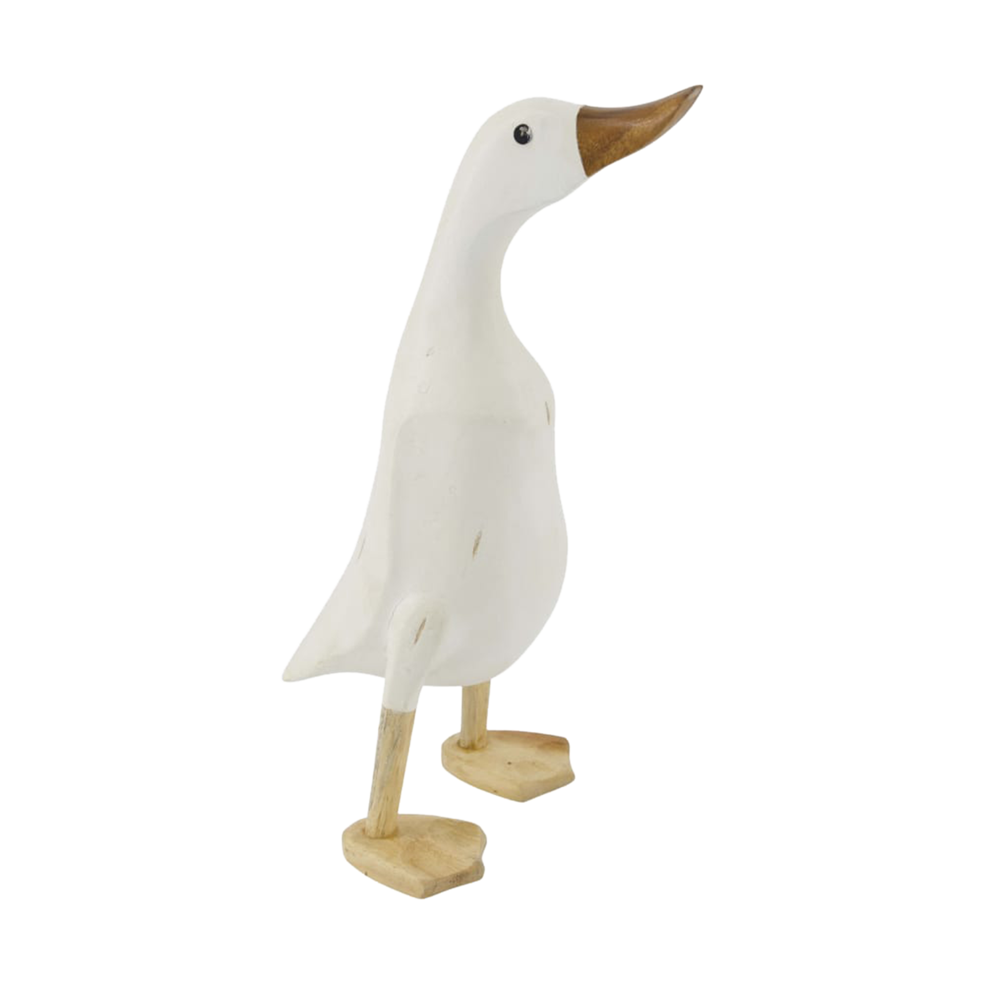 Dekofigur Ente Weiß-Natur Dekofigur Ente Weiß-Natur