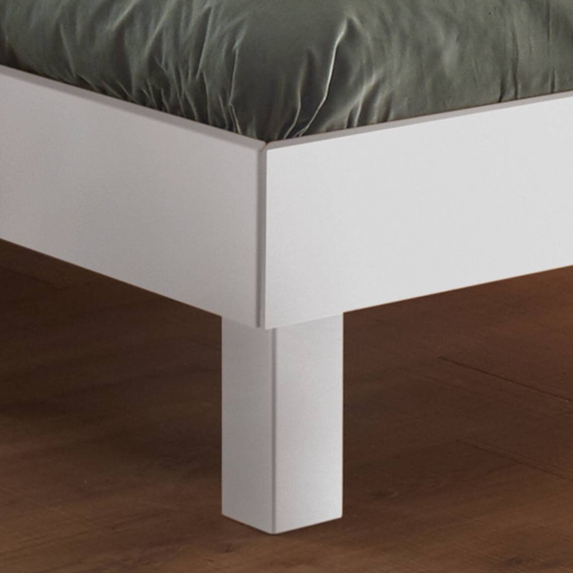 HASENA Bett Forti Gestell Weiß lackiert 100x200 cm HASENA Bett Forti Gestell Weiß lackiert 100x200 cm