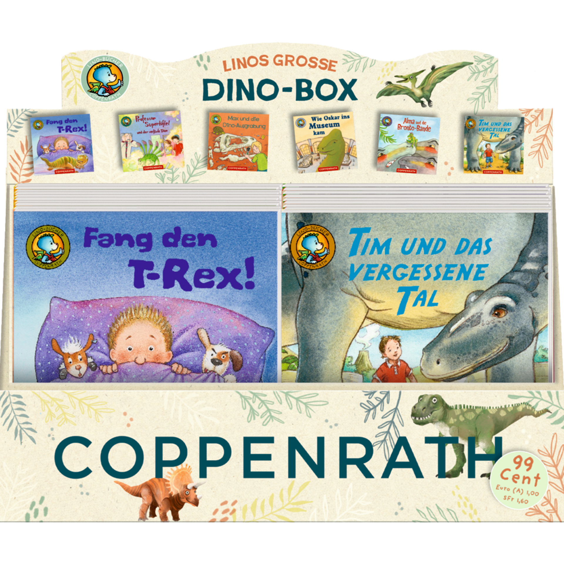Buch Linos große Dino Box 6x10 Mehrfarbig