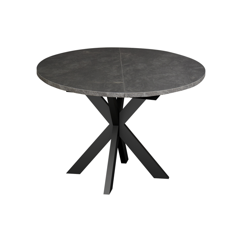 Esstisch mit Auszug Multi TS Grau 130*130*77.5 Esstisch mit Auszug Multi TS Grau 130*130*77.5