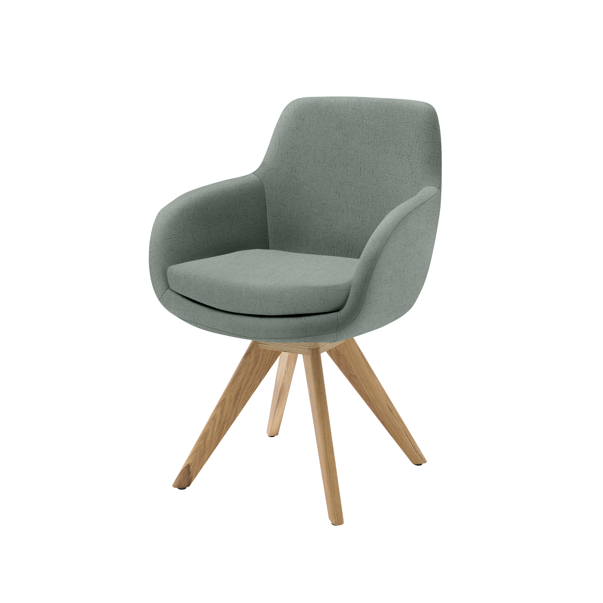 Musterring Armlehnstuhl Tavia Bezug Florida aqua Gestell Eichefarben Musterring Armlehnstuhl Tavia Bezug Florida aqua Gestell Eichefarben