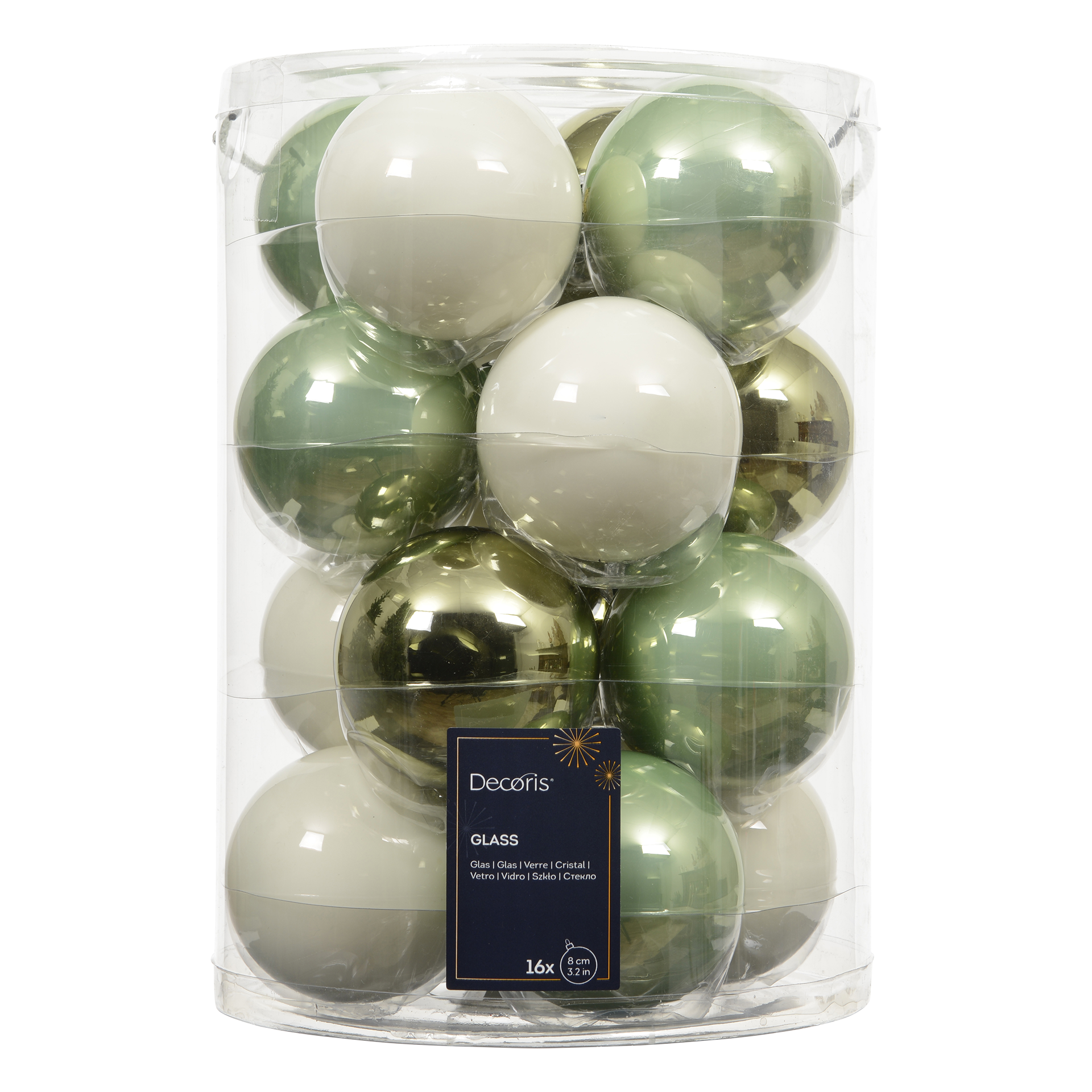 Weihnachtskugeln Forest grün m/andere farbe(n)