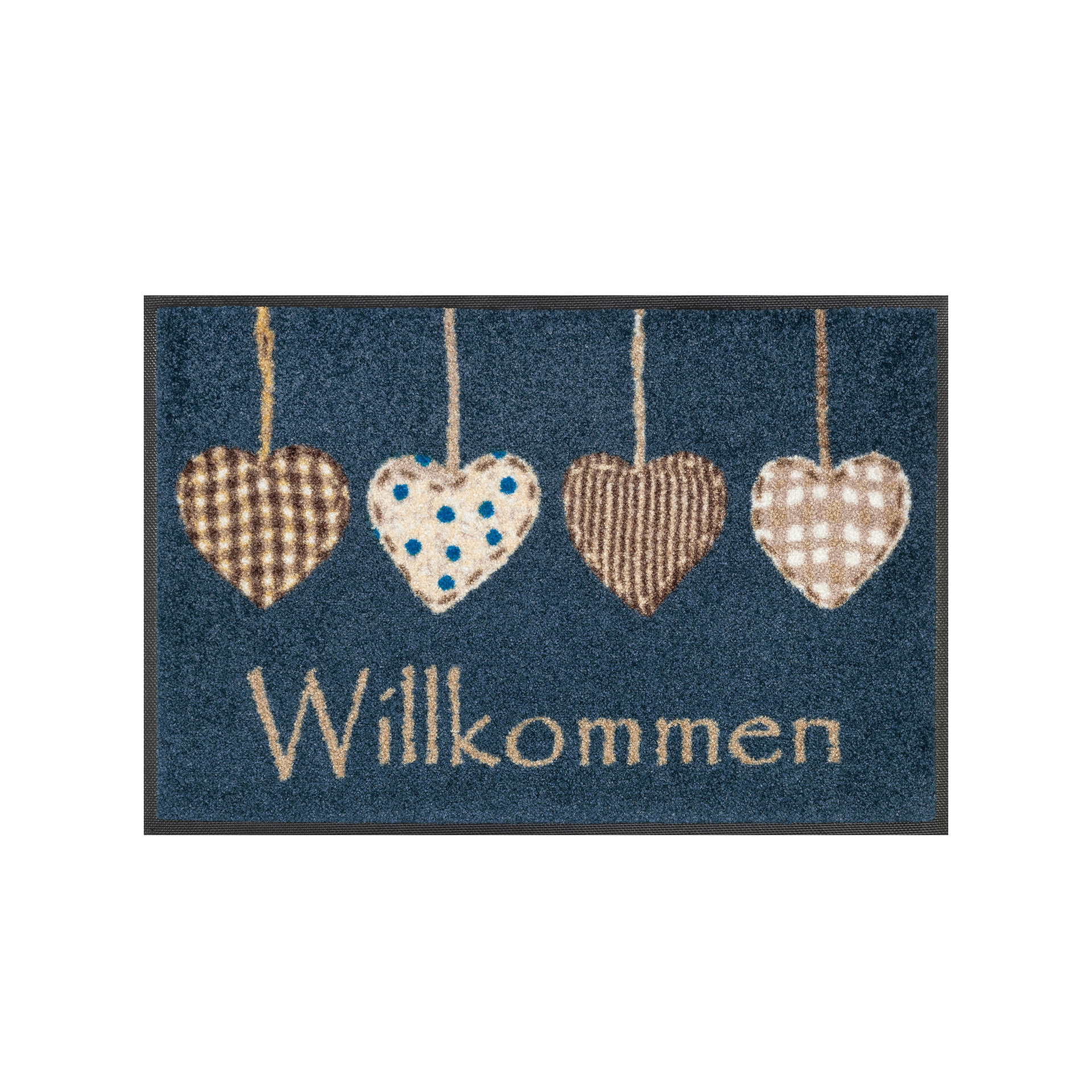 Fußmatte Cottage Hearts 40x60 Bunt