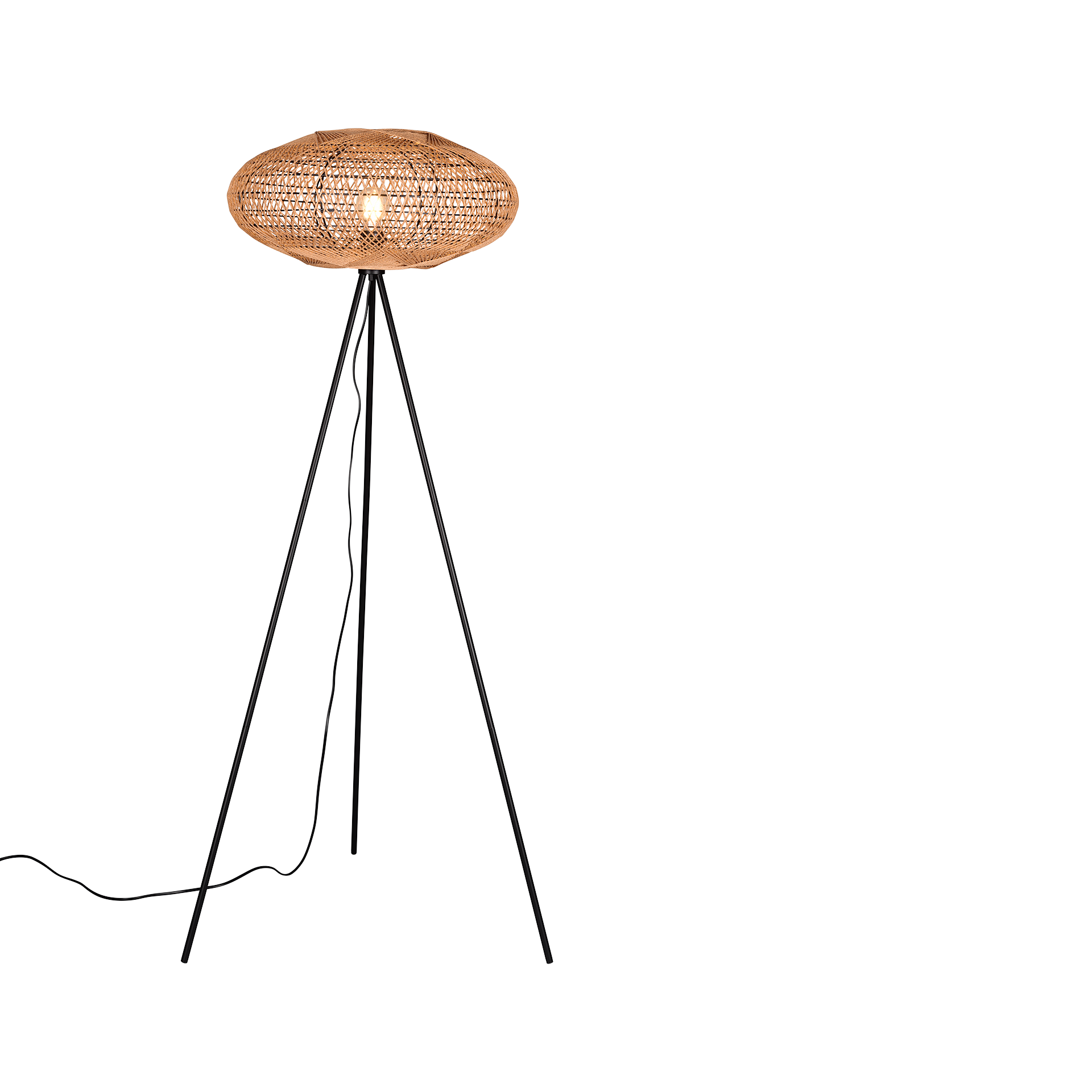 Stehleuchte Hedda Schwarz Braun Stehleuchte Hedda Schwarz Braun