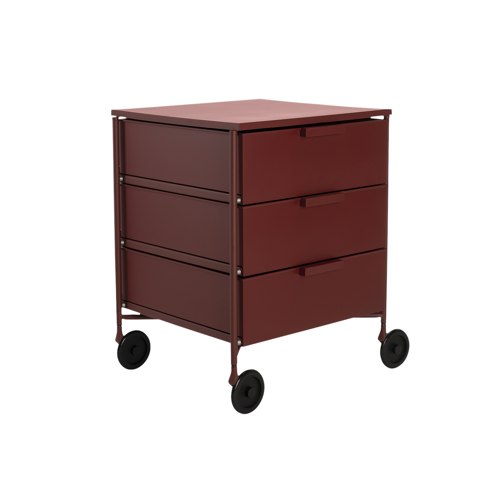 Kartell® Rollcontainer Mobil Mat Rot Kartell® Rollcontainer Mobil Mat Rot