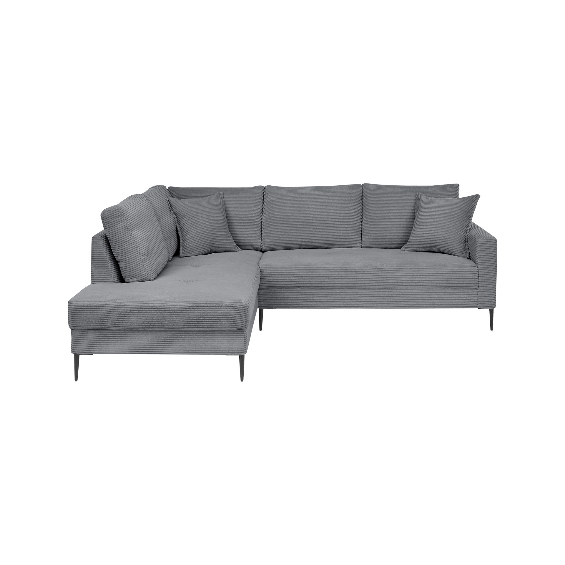 Ecksofa Sunset Grau Ottomane links Ecksofa Sunset Grau Ottomane links