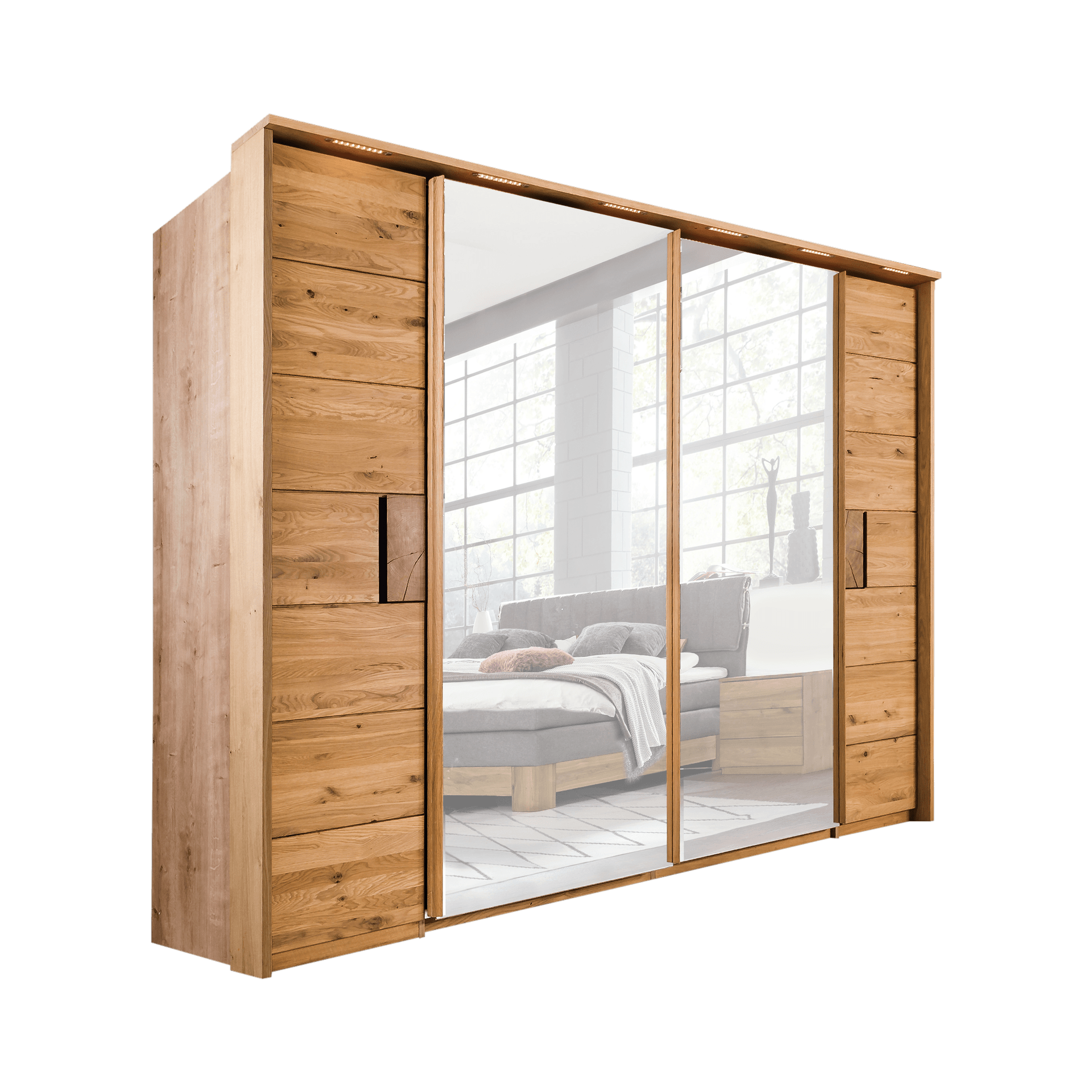 Novofurn Drehtürenschrank Sören Eichefarben 74*286*215 Novofurn Drehtürenschrank Sören Eichefarben 74*286*215